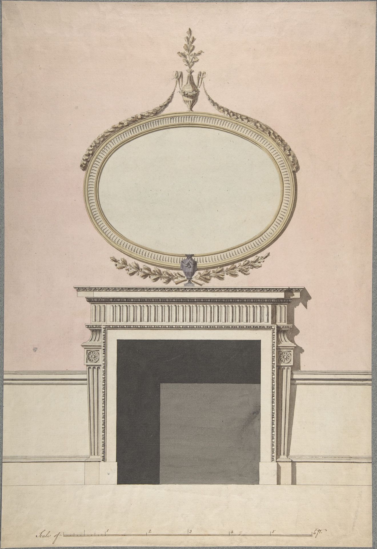 Design for a Chimneypiece by John Yenn