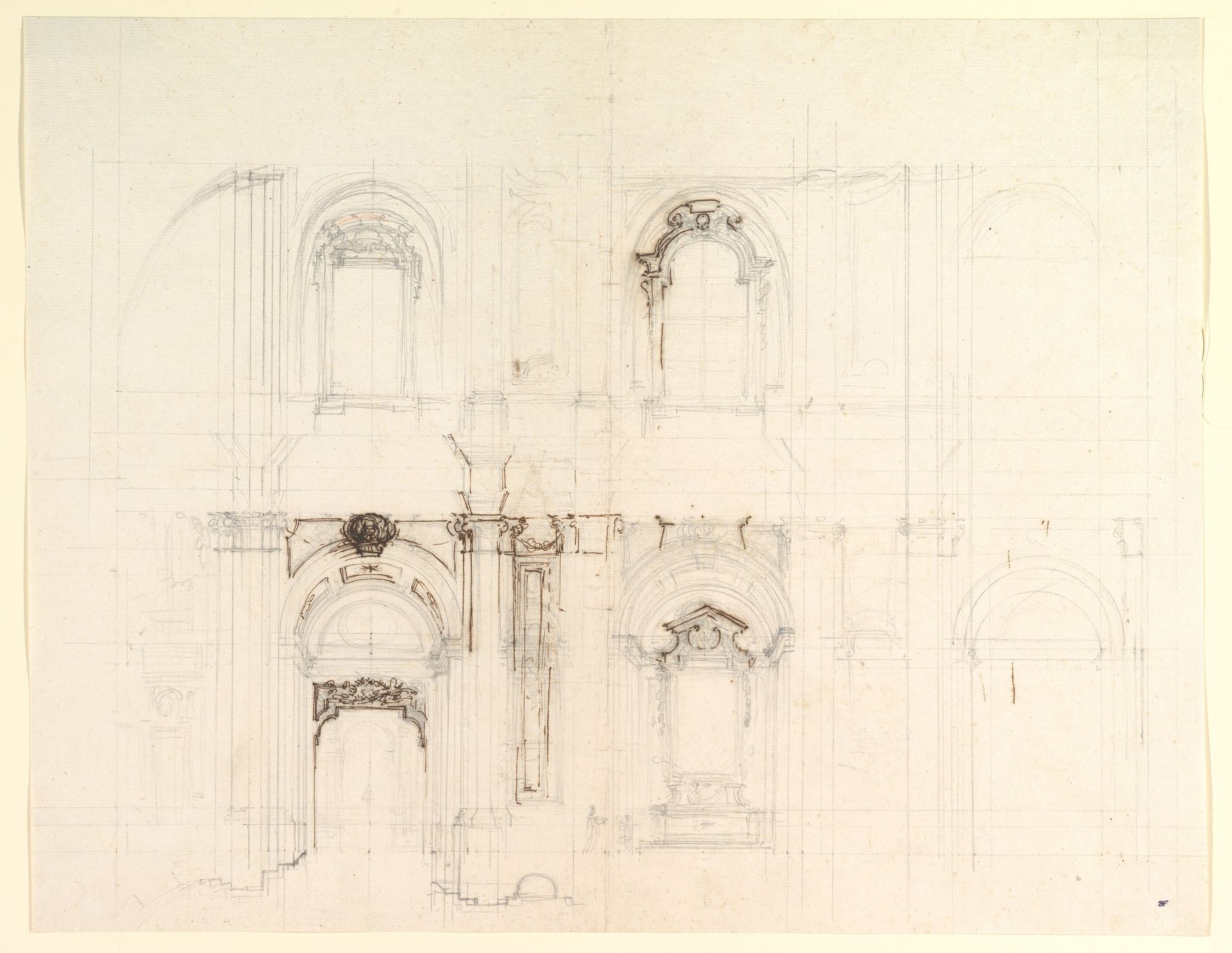 Design for a Church Interior by Luigi Vanvitelli
