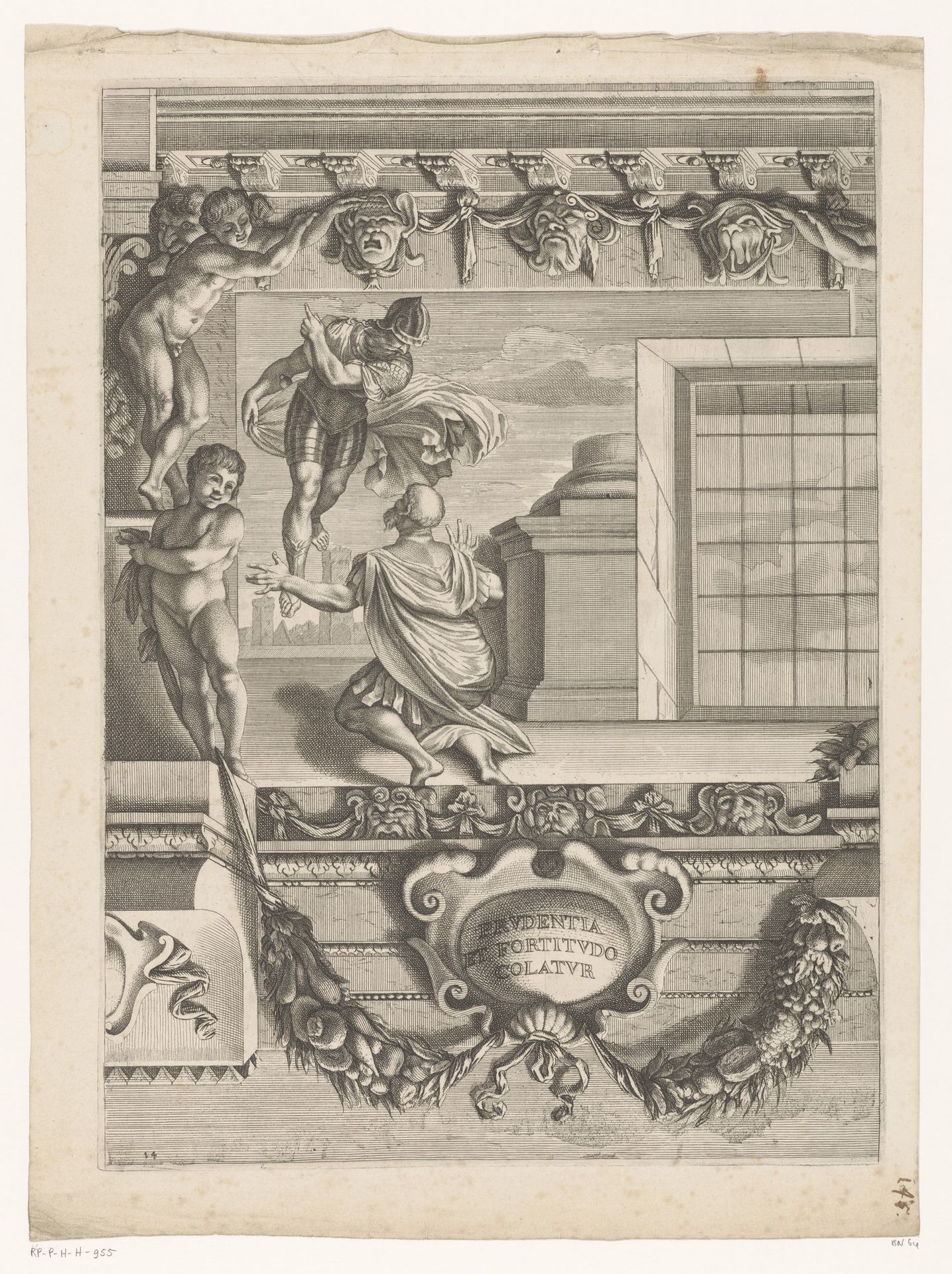 Verschijning van Romulus aan Proclus by Louis de Châtillon