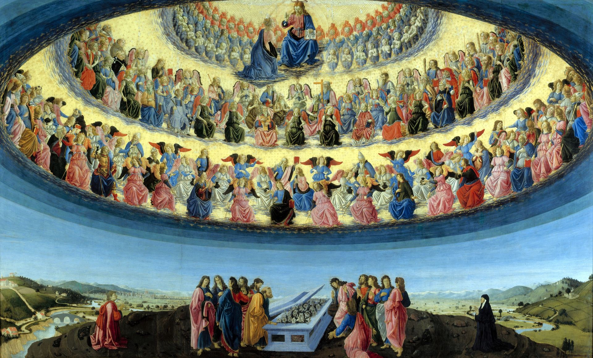 The Assumption of the Virgin by Francesco Botticini