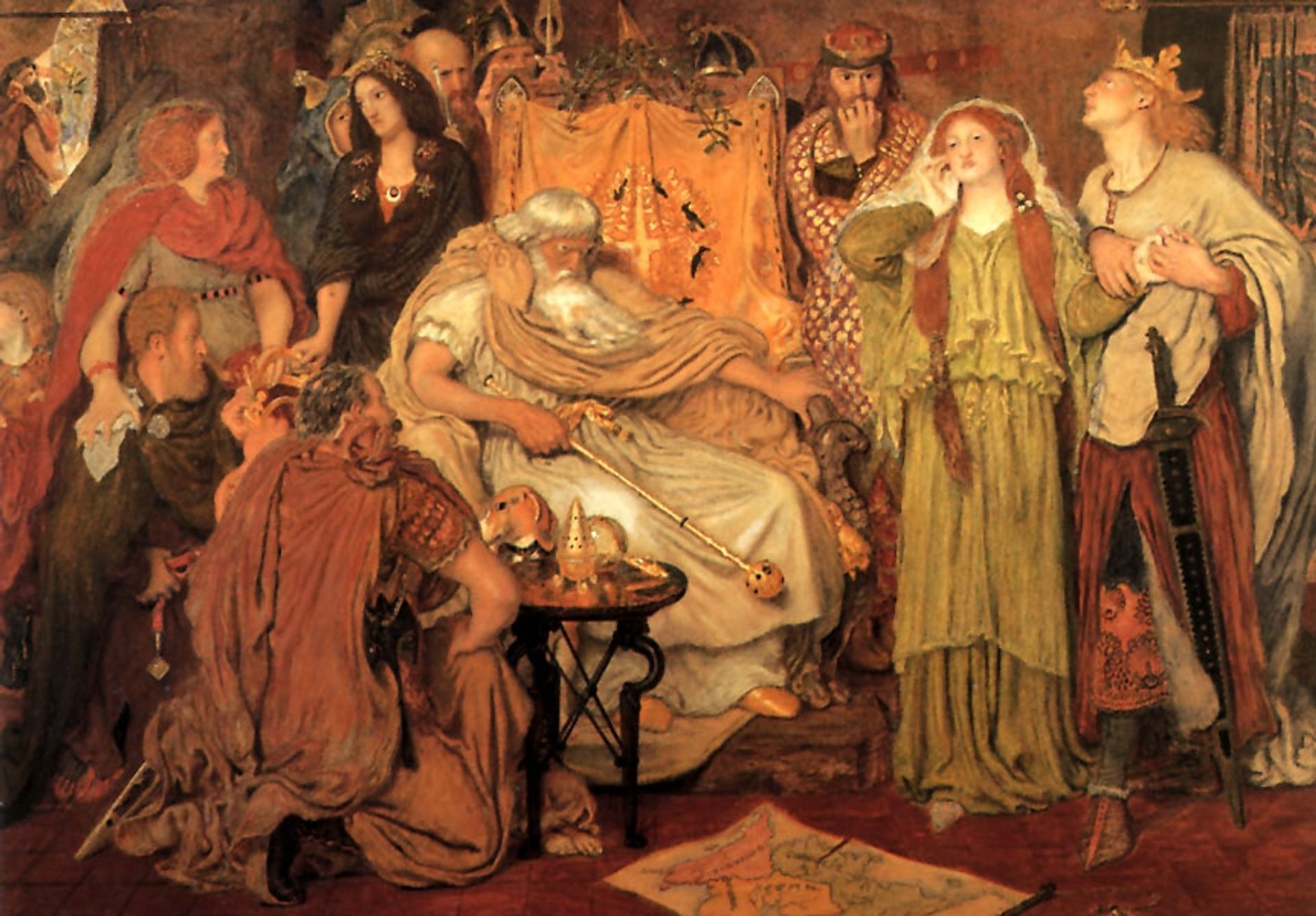 Cordelia's Portion by Ford Madox Brown