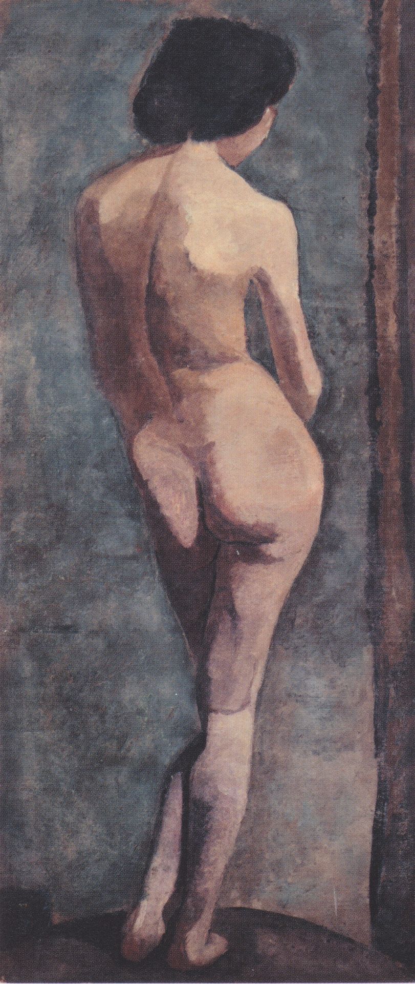 Standing female nude by Paula Modersohn-Becker