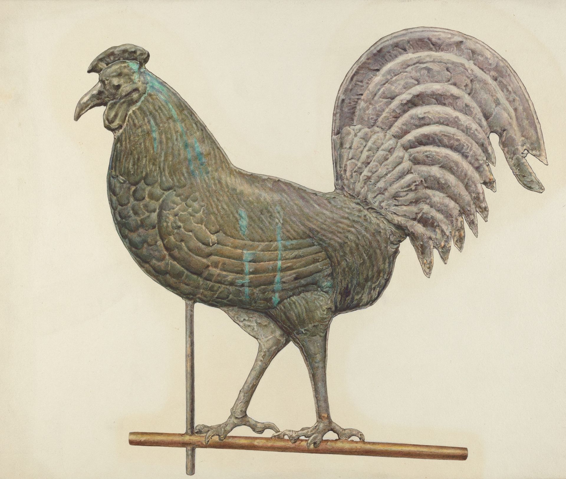 Metal Weather Vane by Anonymous