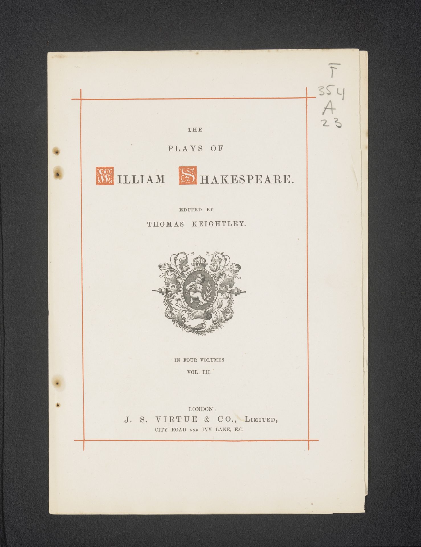 The plays of William Shakespeare by William Shakespeare