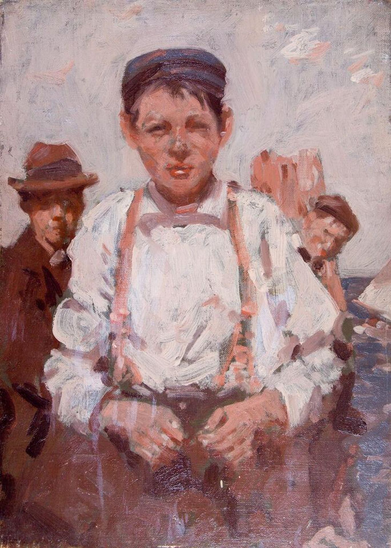 Portrait of a Boy with Two Men by Denman Waldo Ross