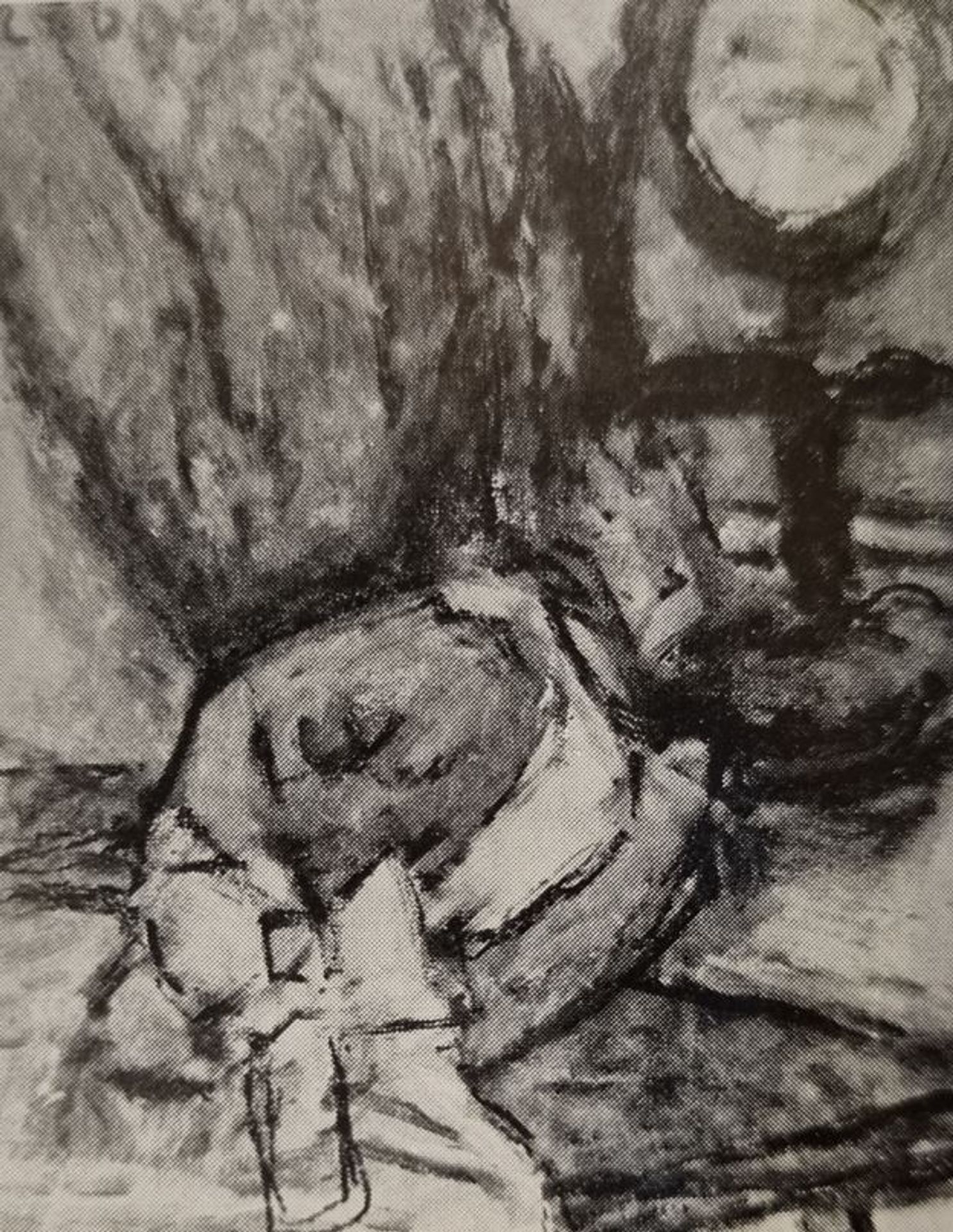 Czóbel Béla Csendélet Kalappal 1963 61x50 by Bela Czobel