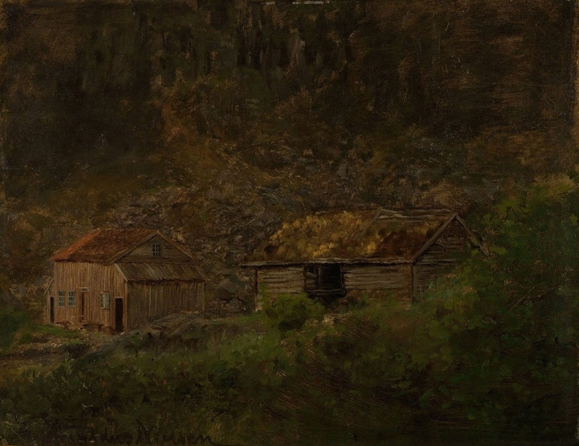 Holtet, Mandal by Amaldus Nielsen