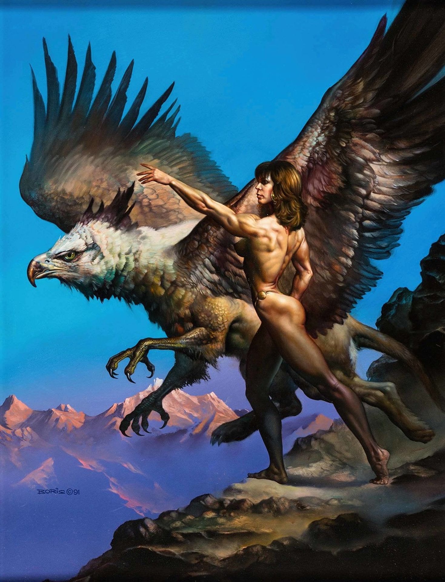 Gryphon Mythology by Boris Vallejo