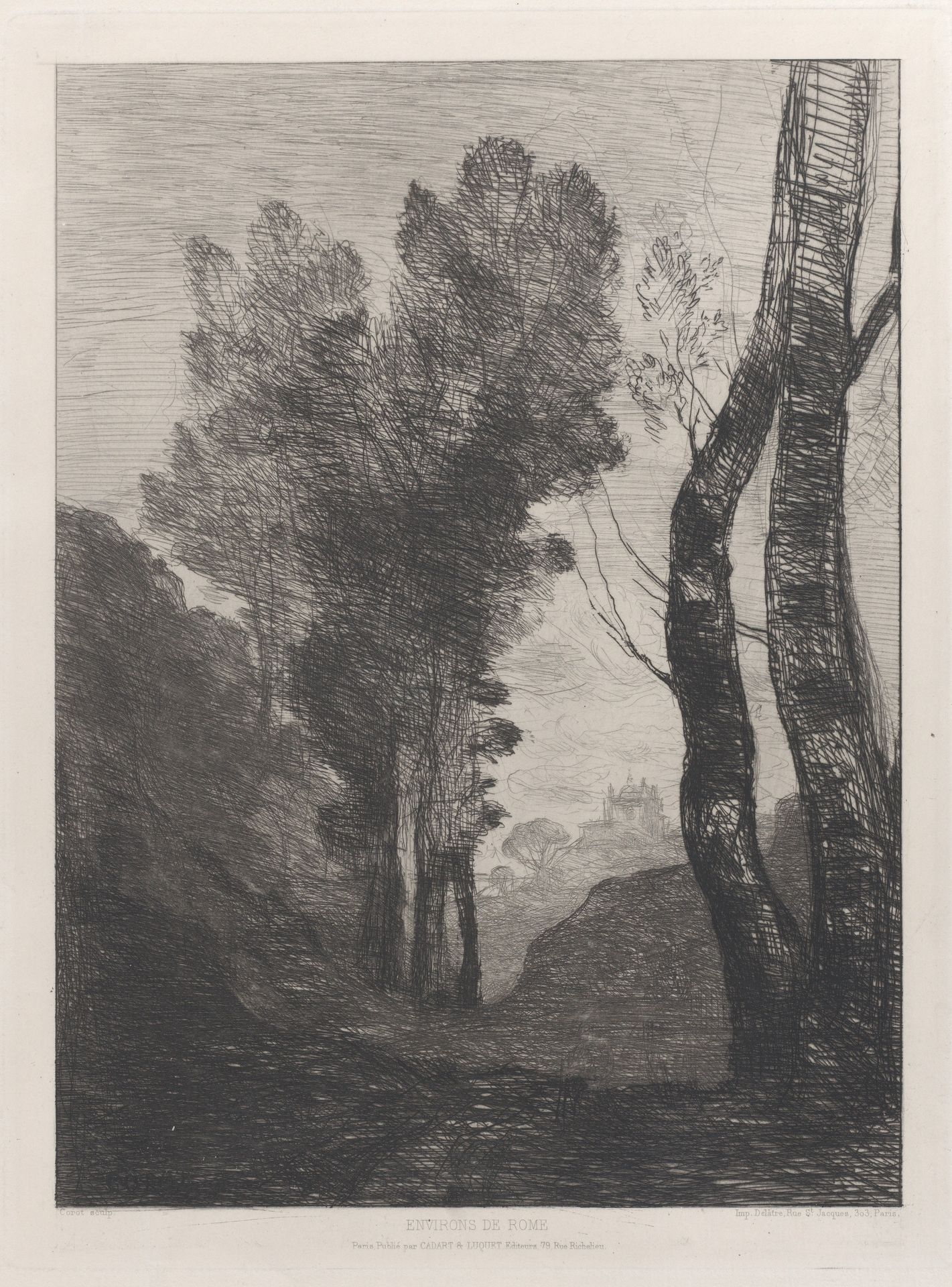 Environs de Rome by Camille Corot