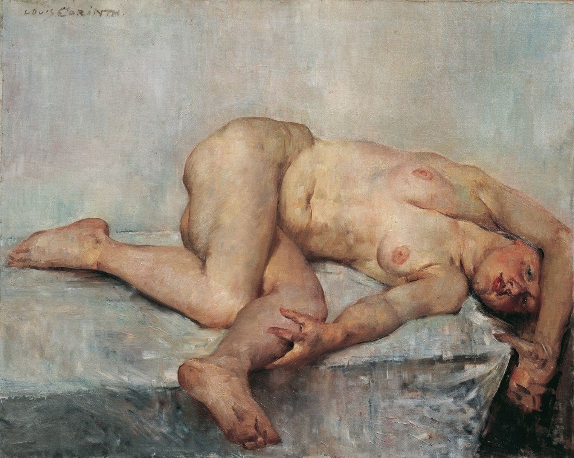 Liegender Weiblicher Akt by Lovis Corinth