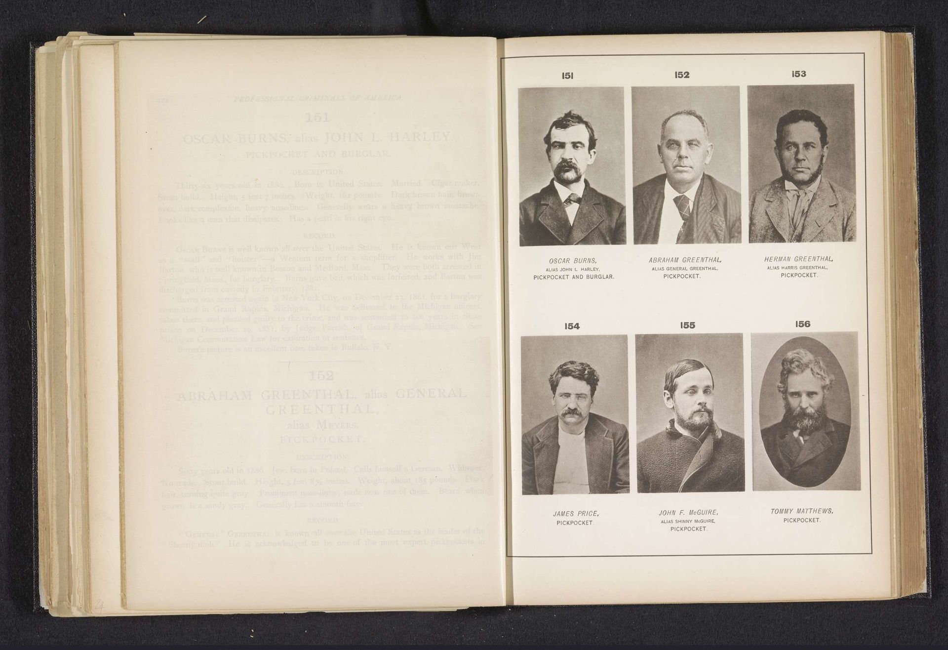 Zes portretten van zakkenrollers by Anonymous