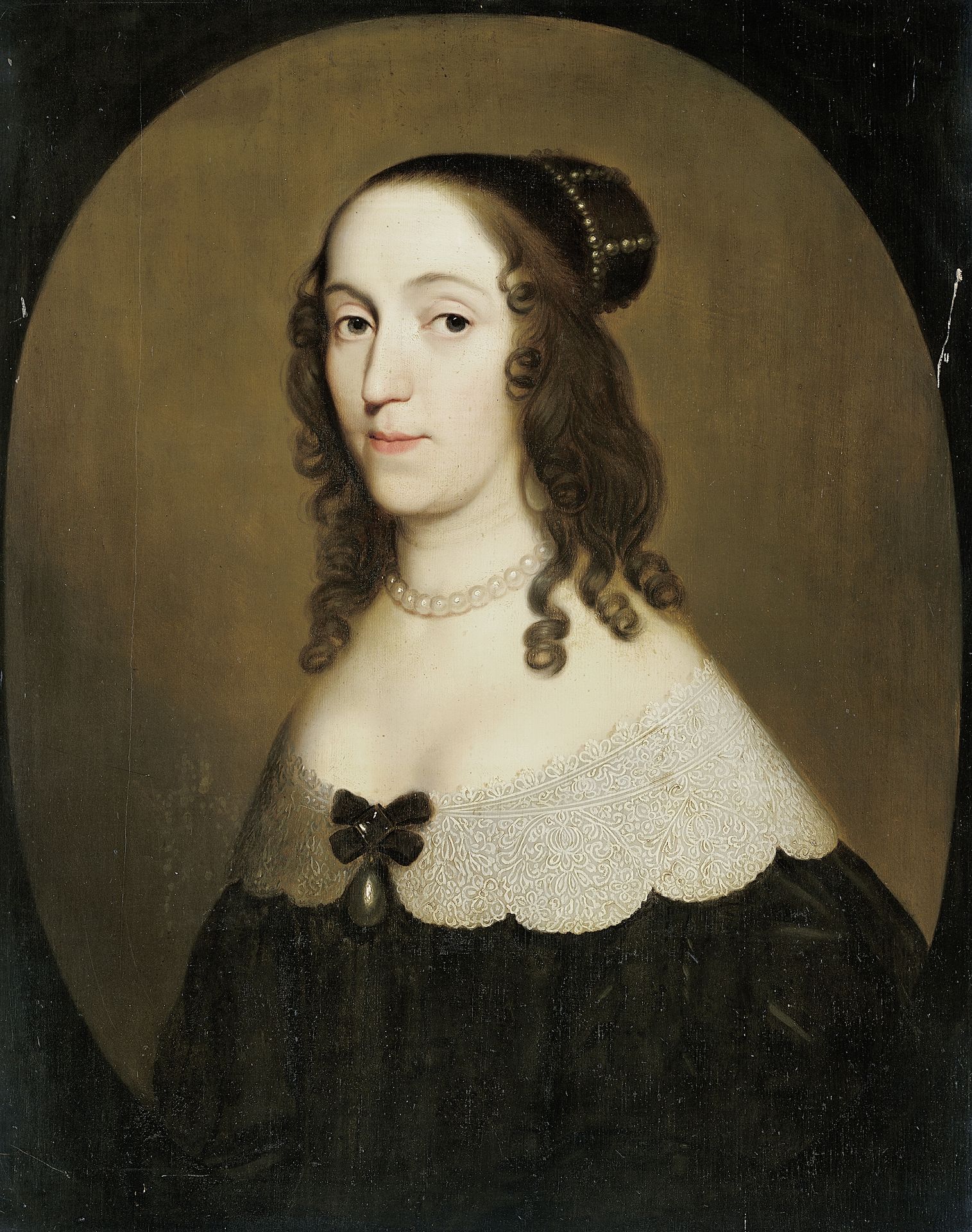Portret Van Louise Christina, Gravin Van Solms-Braunfels by Gerard van Honthorst