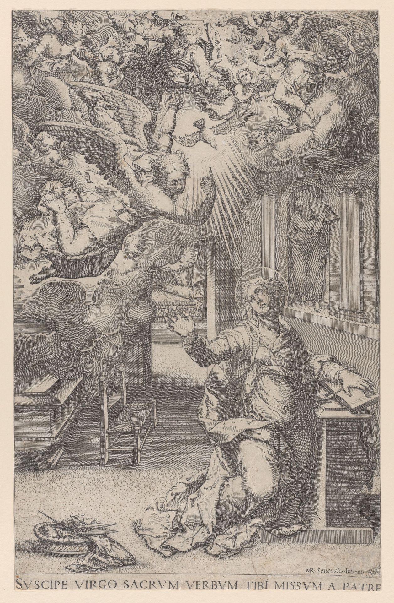 The Annunciation by Mario Cartaro