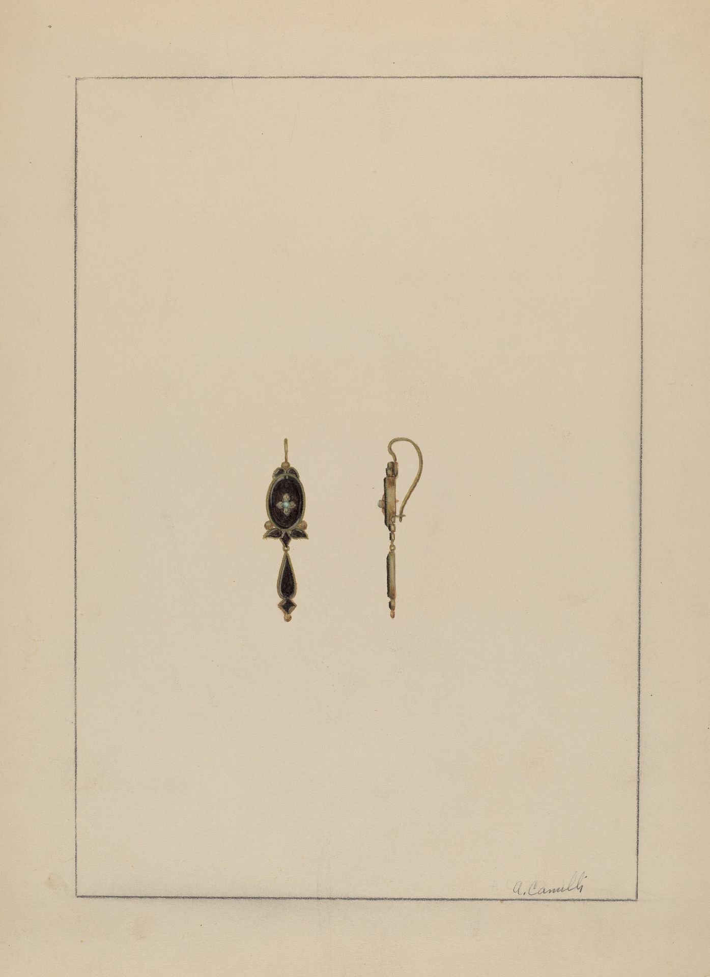Earrings by Albert Camilli