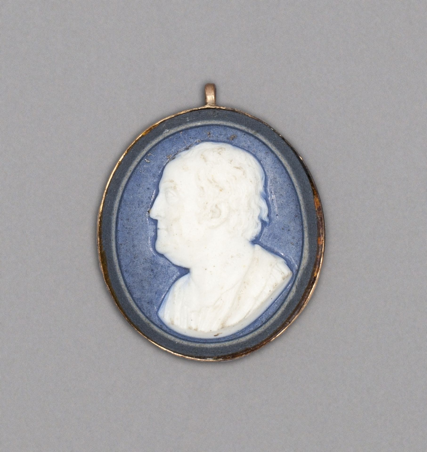 Cameo with Portrait of Benjamin Franklin by Wedgwood Manufactory