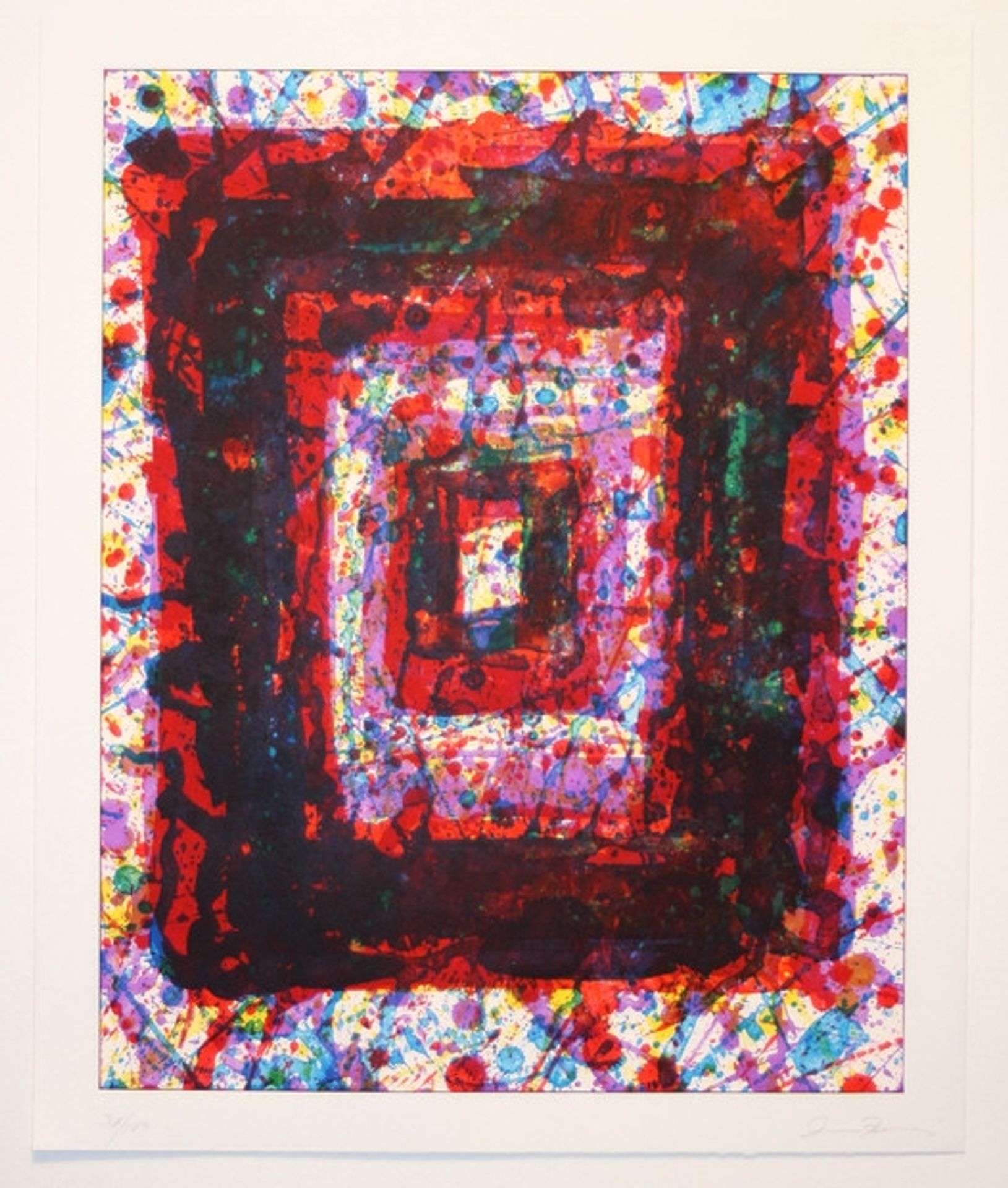 Untitled (from Marginalia: Hommage to Shimizu) by Sam Francis