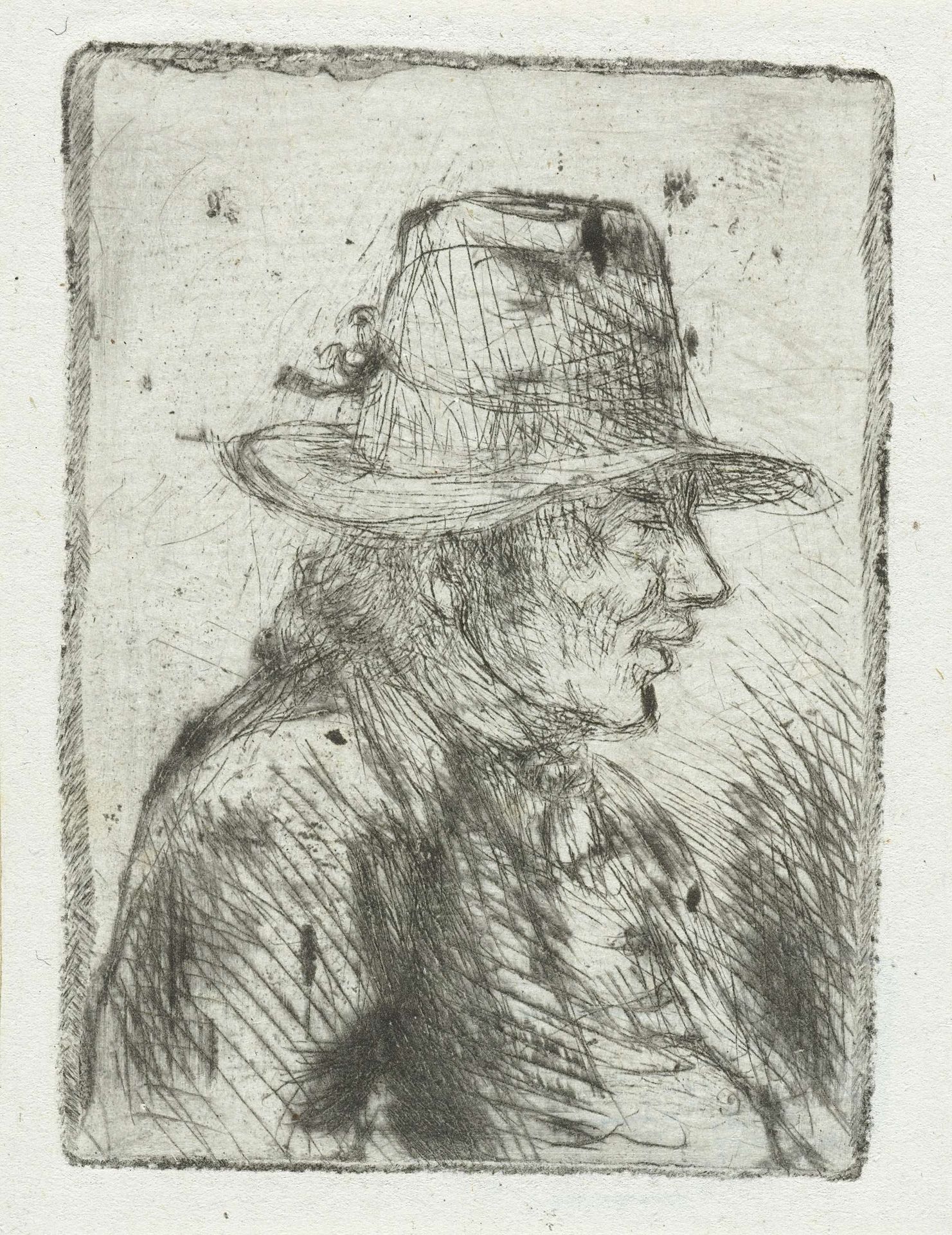 Man met hoed by Jan Chalon