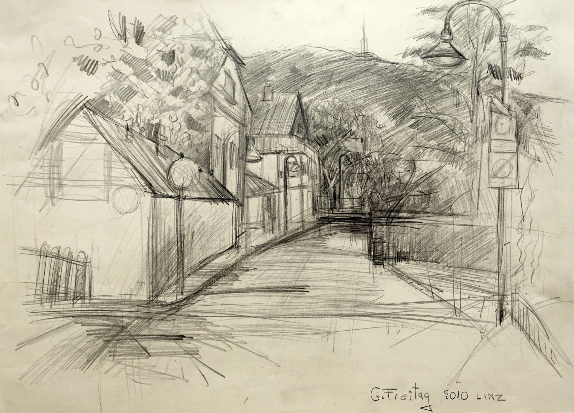 Ottensheimerstrasse in Urfahr by Gazmend Freitag