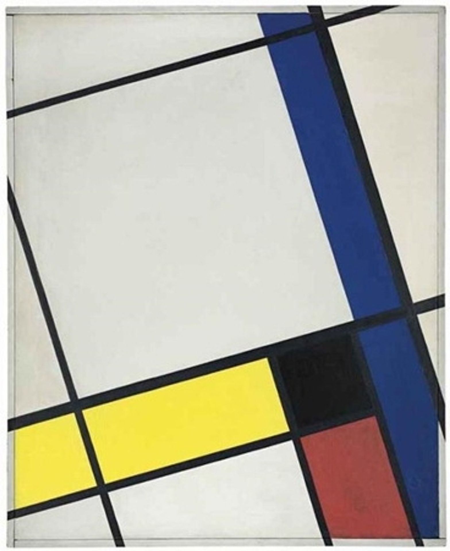 Composition néo-plastique no. 5 O by Cesar Domela