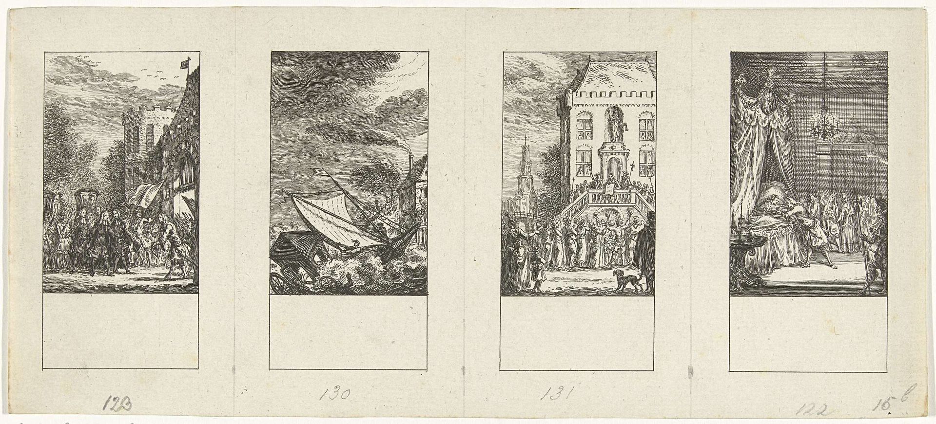 Vier episodes uit de vaderlandse geschiedenis by Simon Fokke