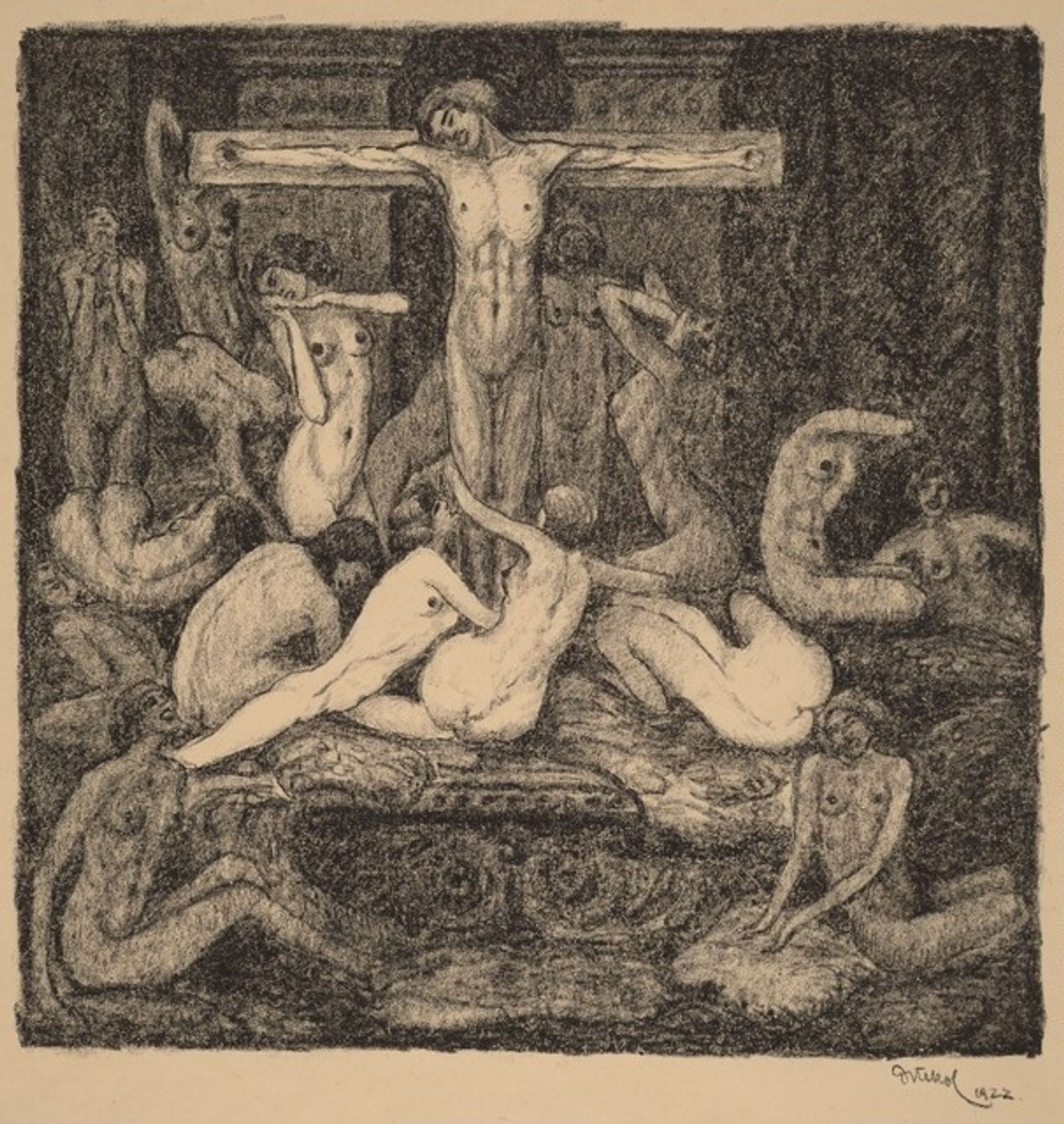 Symbolic Crucifixion by František Drtikol