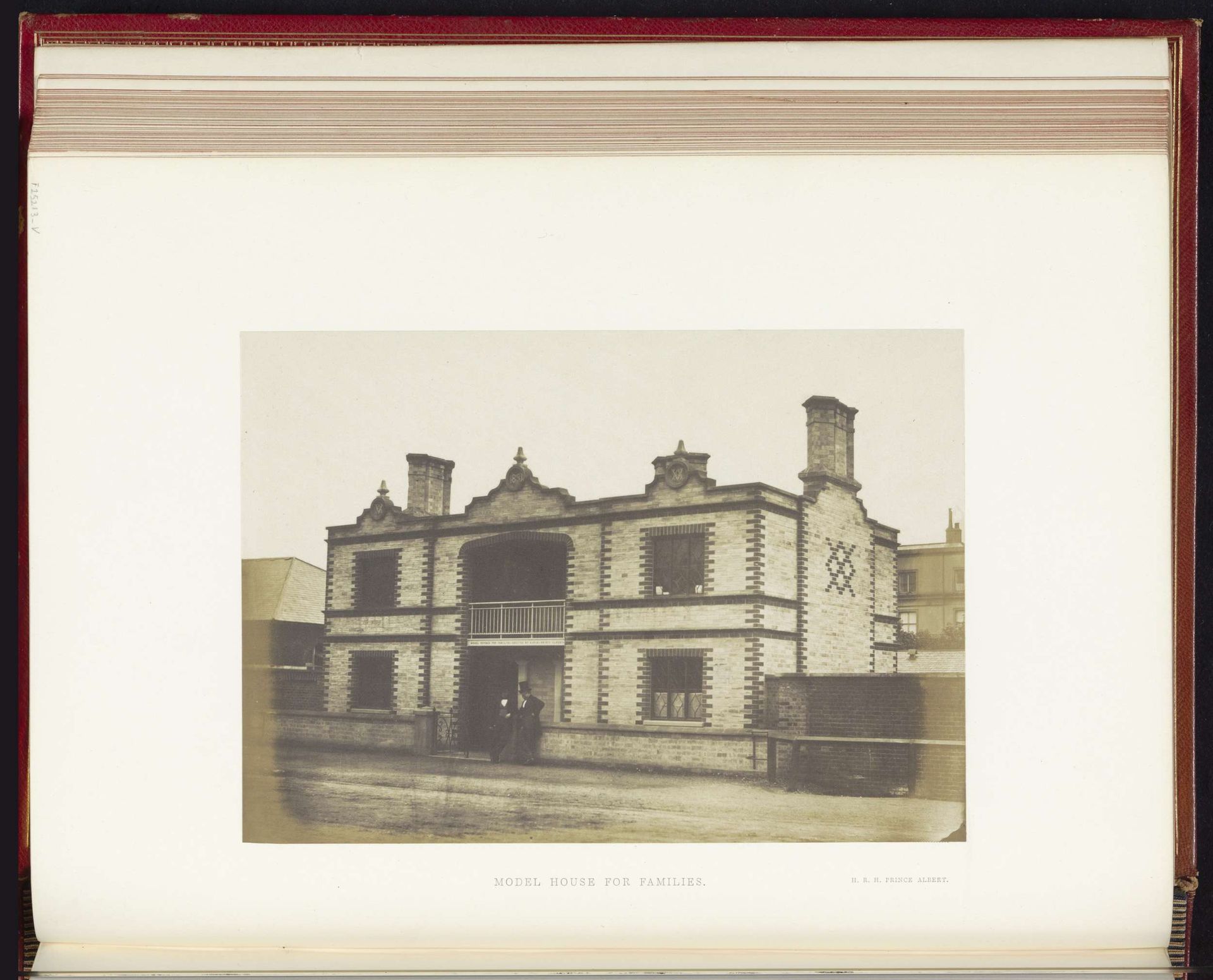 Modelwoning voor gezinnen op de Great Exhibition of the Works of Industry of All Nations van 1851 in Londen by C.M. Ferrier & F. von Martens