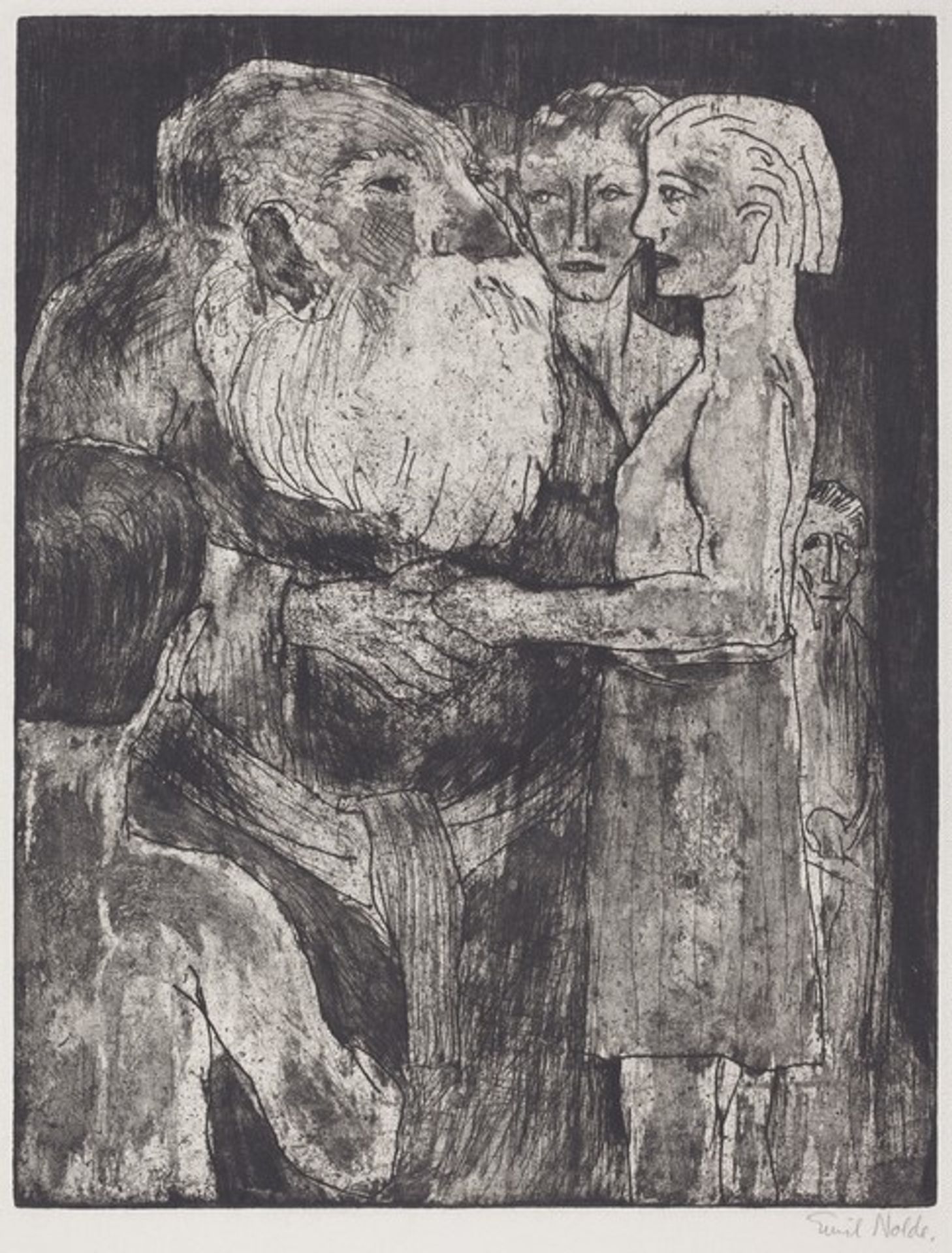 Vikings (Wikinger) by Emil Nolde