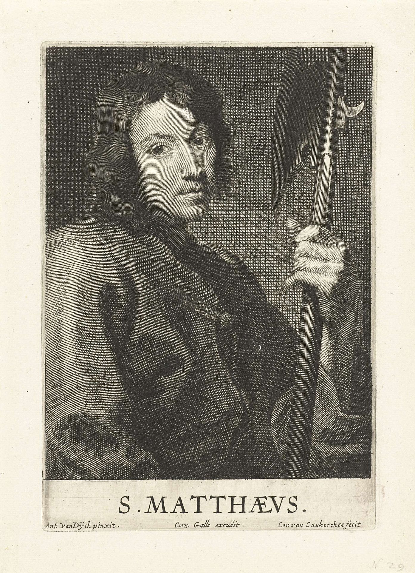 Matteüs by Cornelis van Caukercken