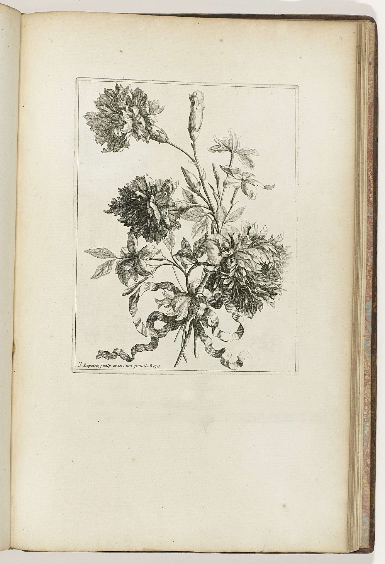 Gebonden boeket by Jean-Baptiste Monnoyer