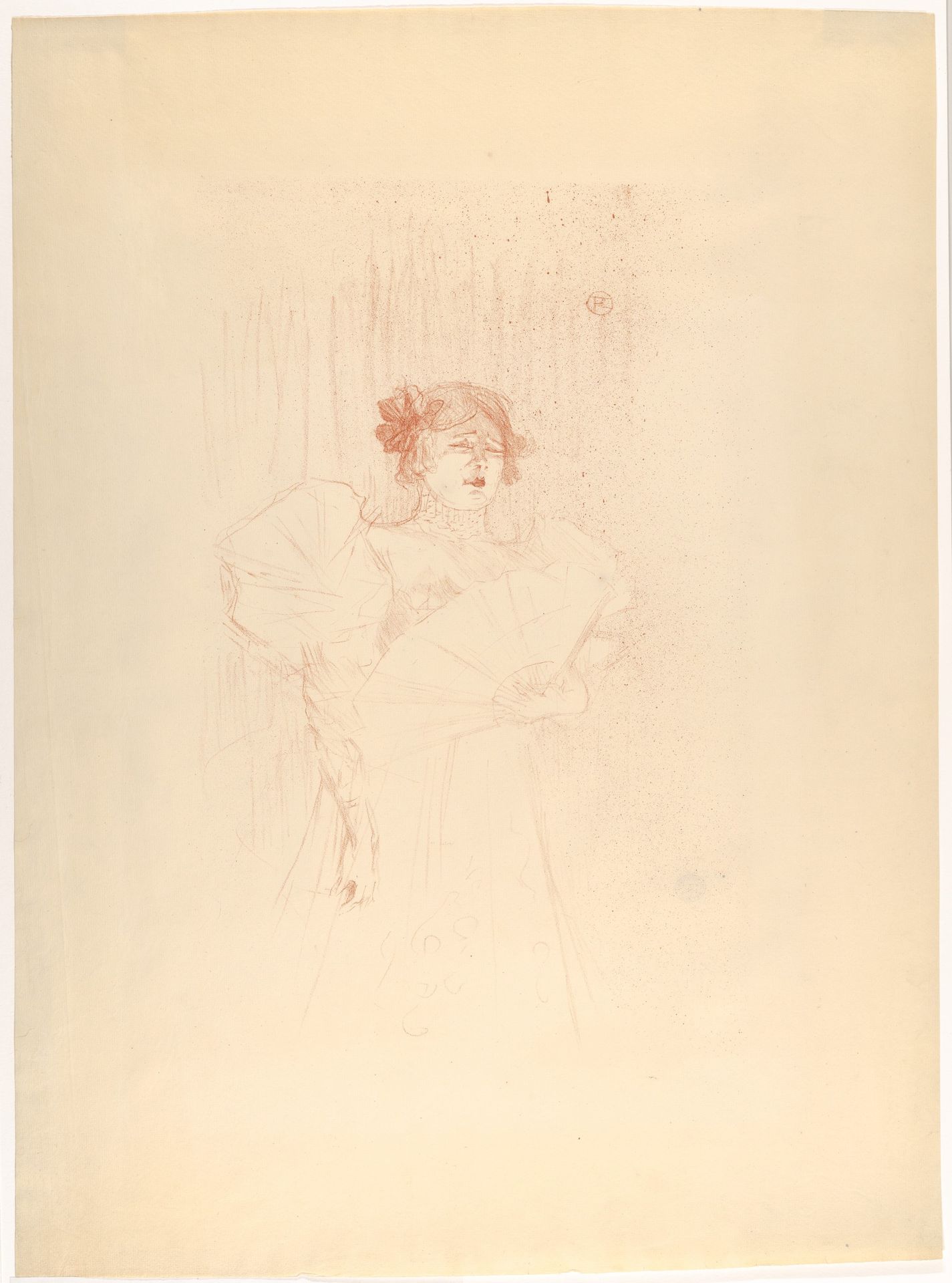 Luce Myrès (Front View) by Henri de Toulouse-Lautrec