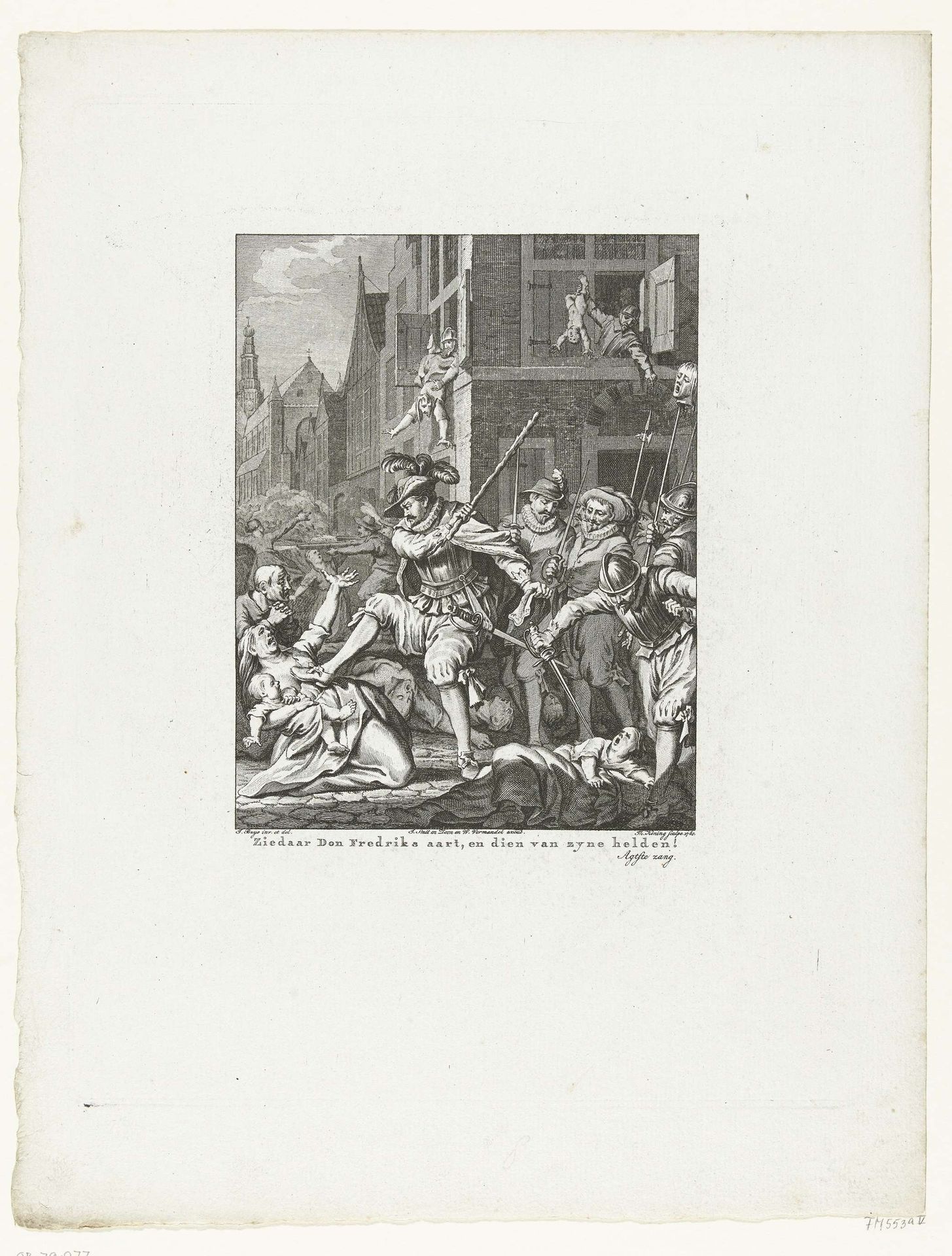 Moord te Haarlem, 1573 by Theodoor Koning