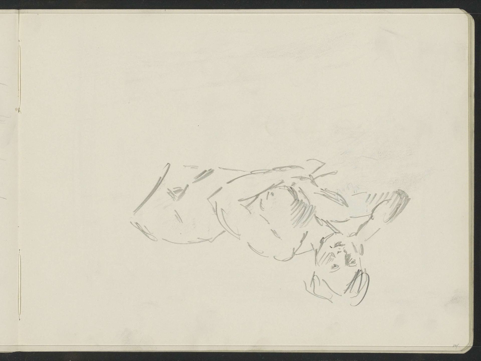 Reclining Female Nude by Isaac Israels