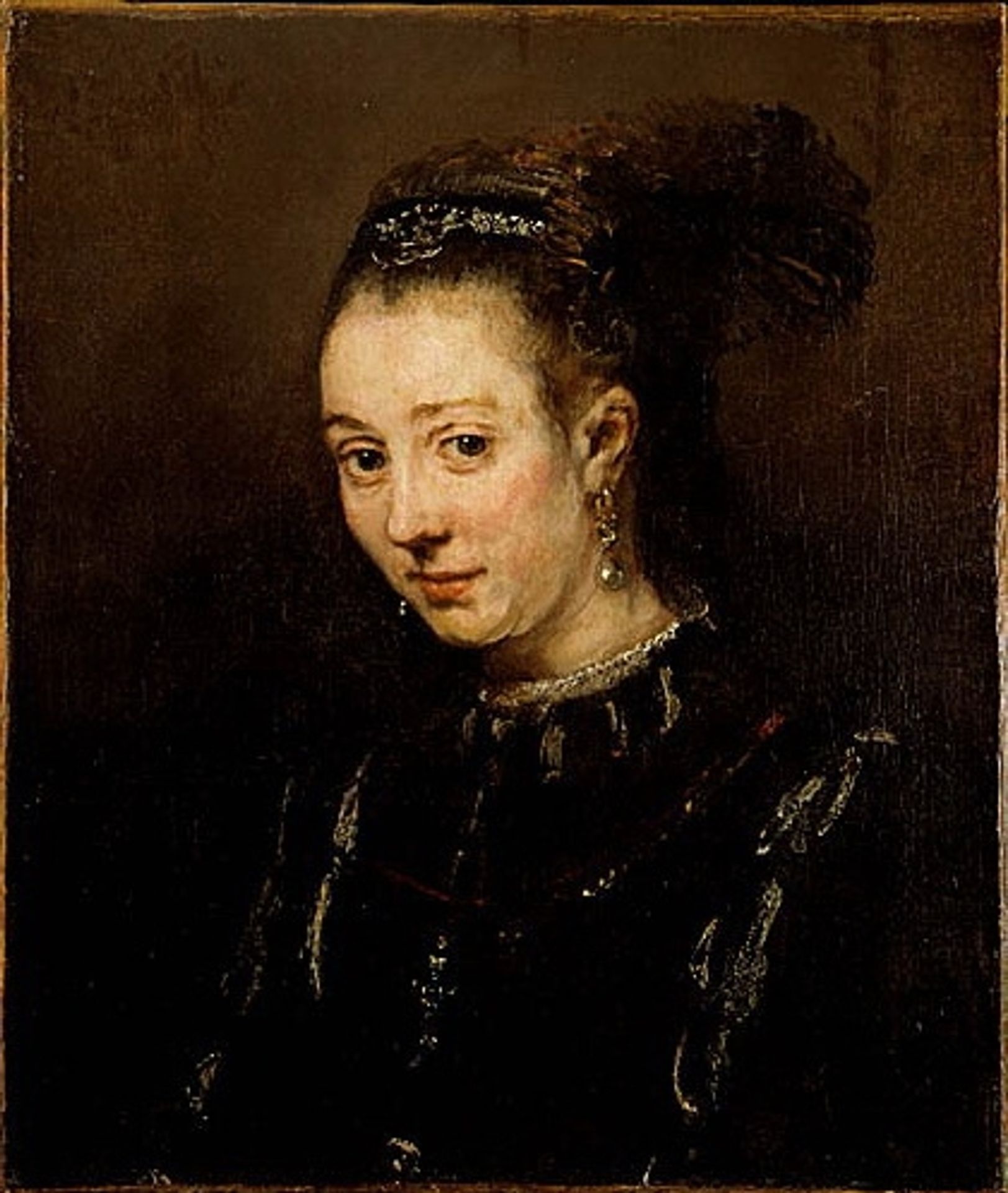 Portrait of a Young Woman by Rembrandt van Rijn