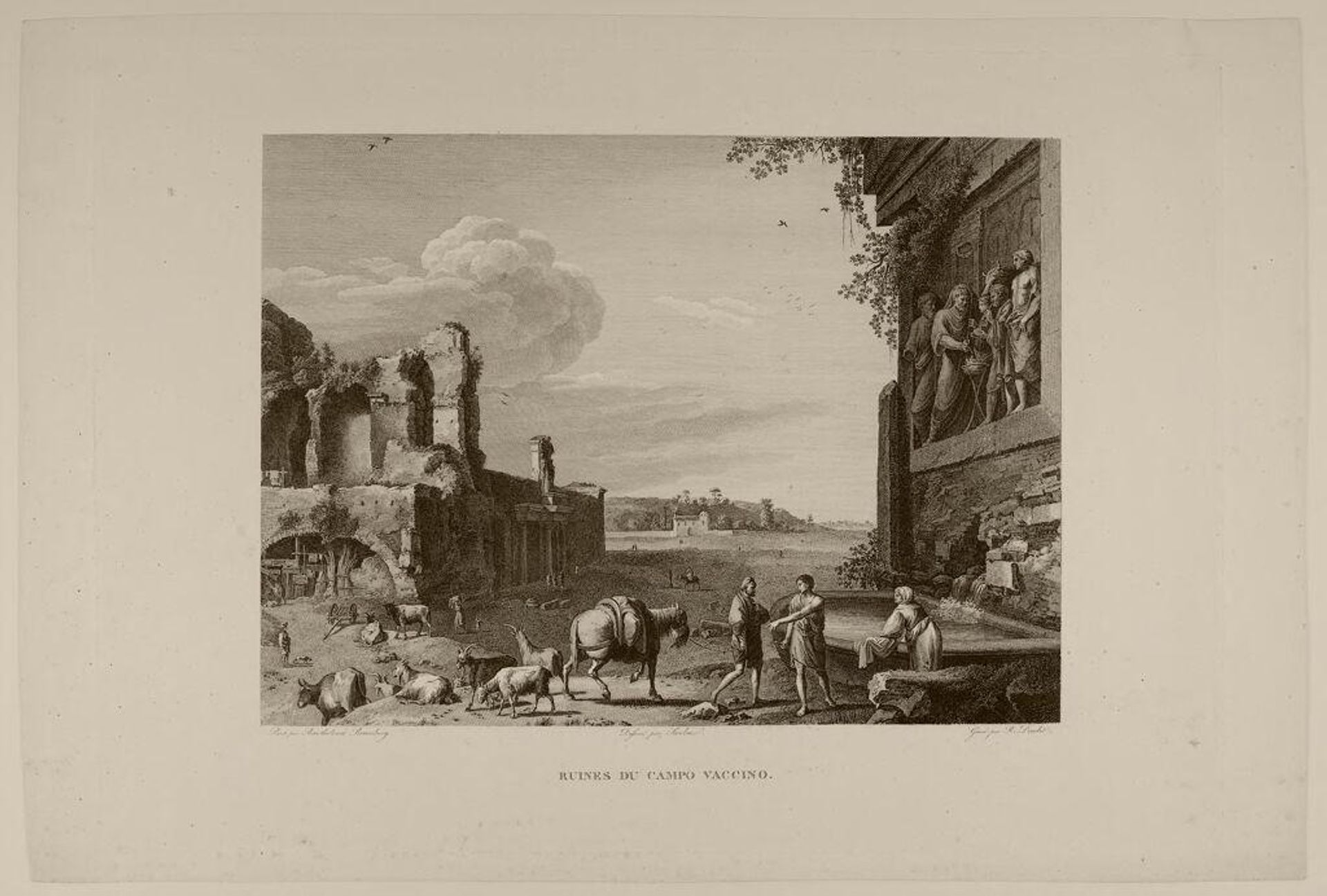 Ruins of Campo Vaccino by Robert Daudet
