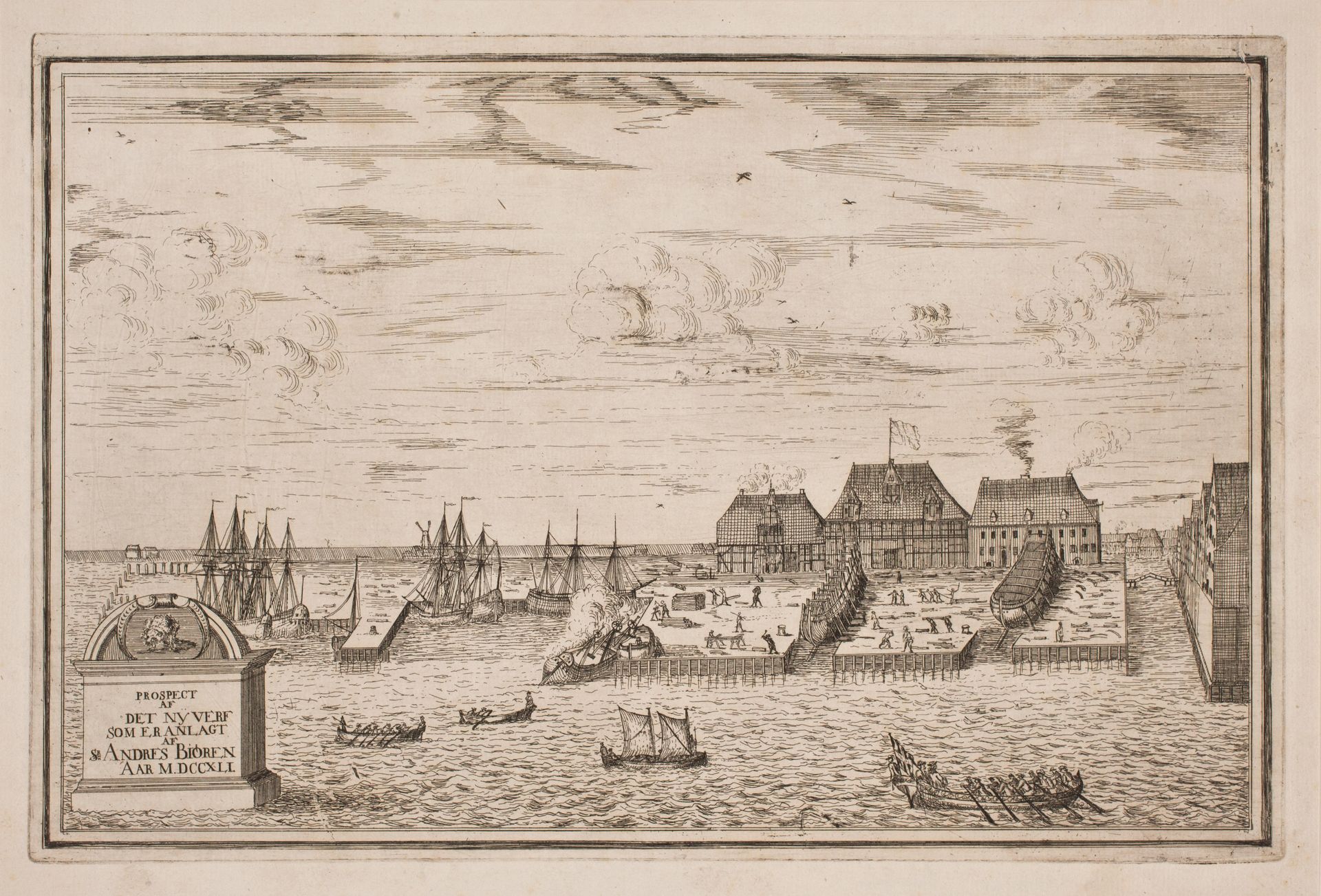 Det nye værft på Christianshavn by C.V.