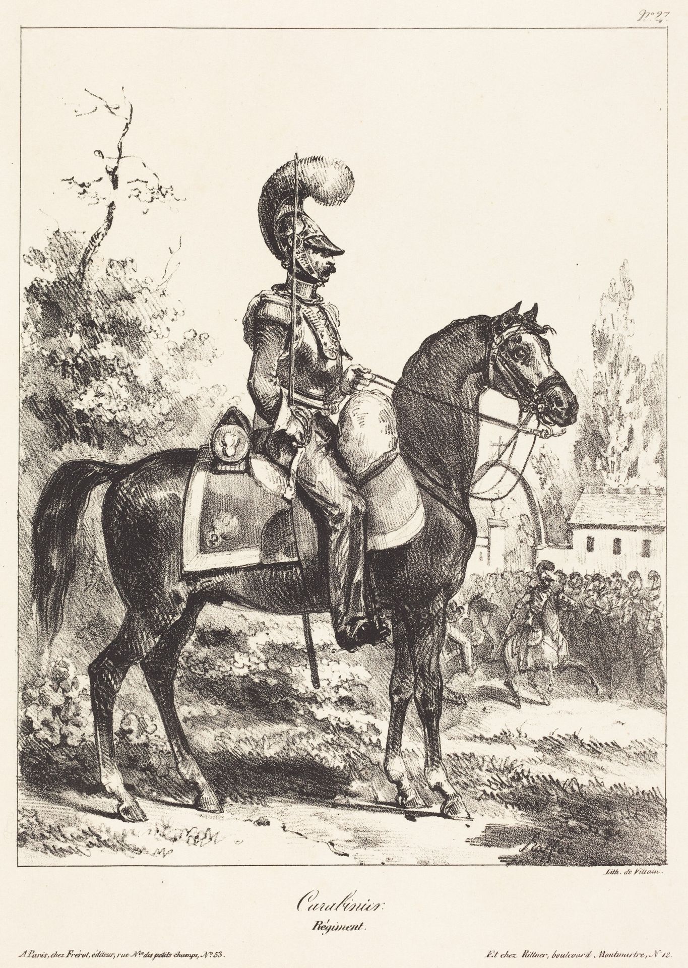 Carabinier by Auguste Raffet