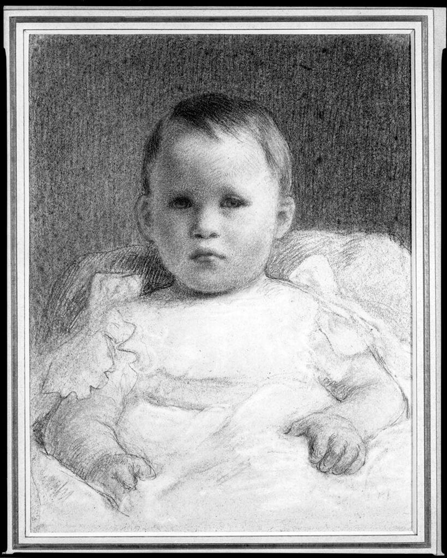 Portrait of Marguerite Sensier by Jean-François Millet