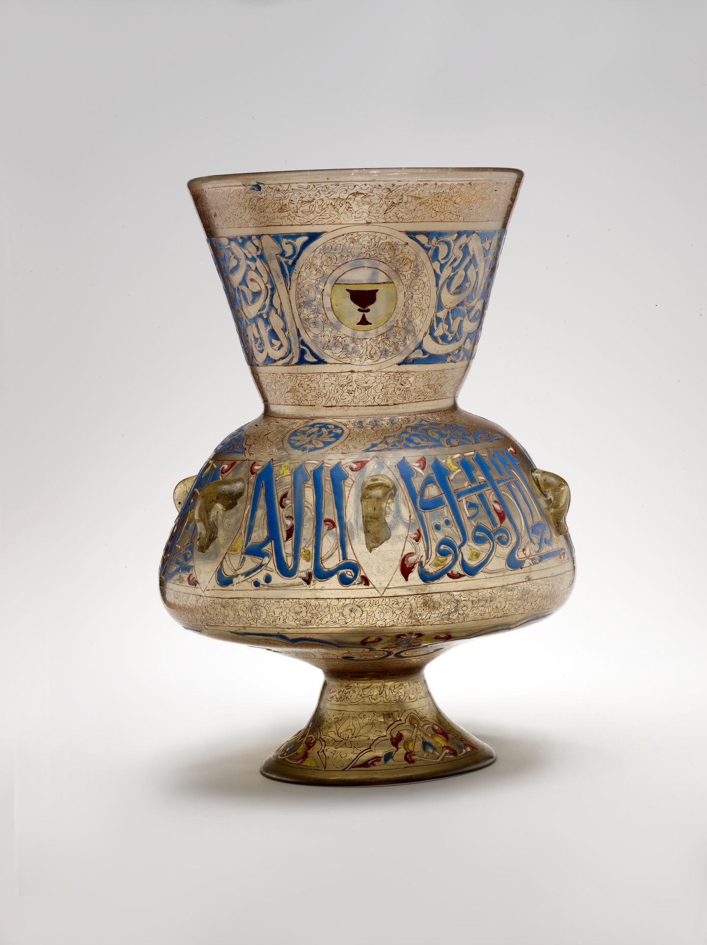 Mosque Lamp of Amir Qawsun by 'Ali ibn Muhammad al-Barmaki