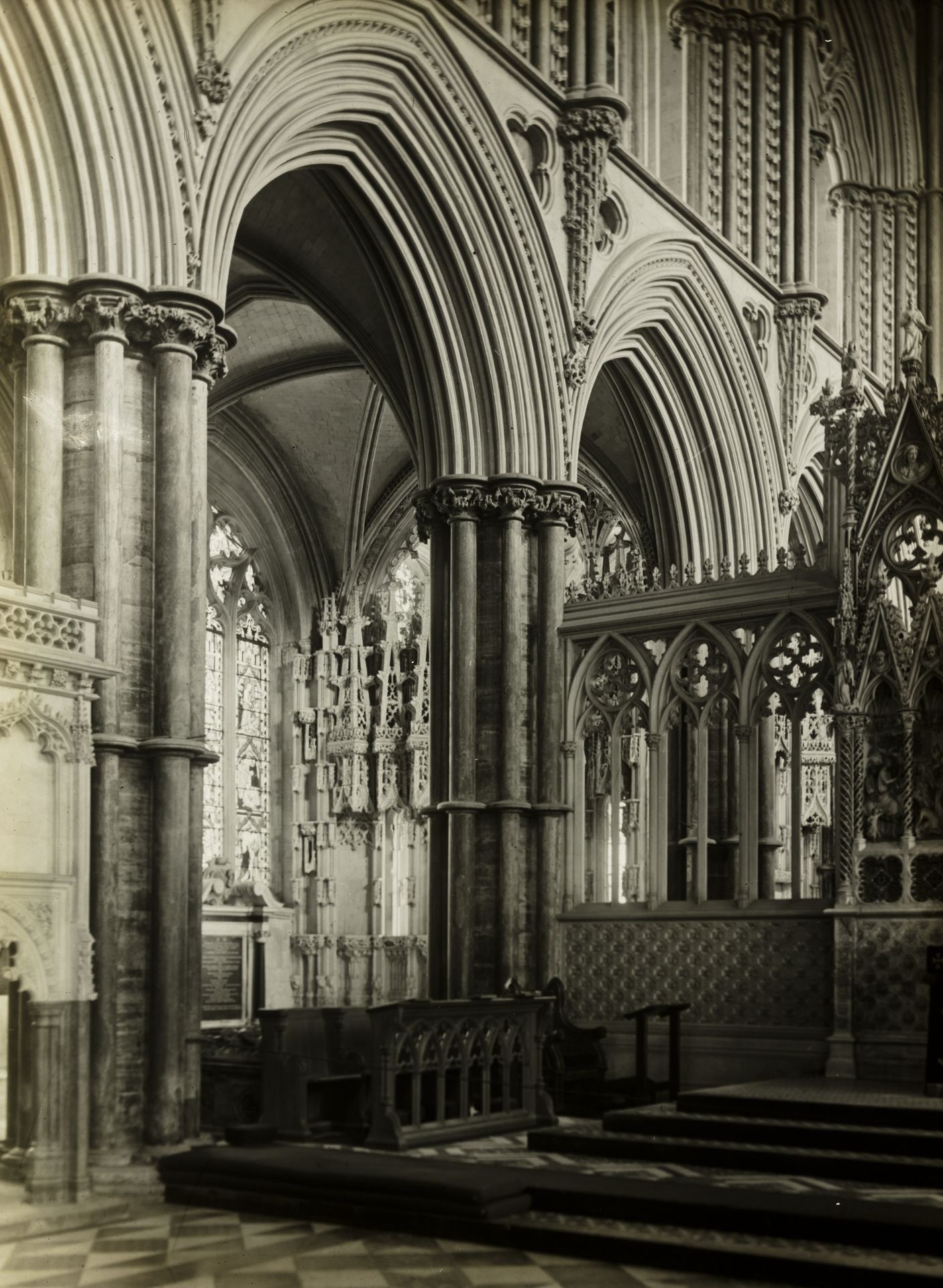 Ely Cathedral: Choir to Northeast by Frederick H. Evans