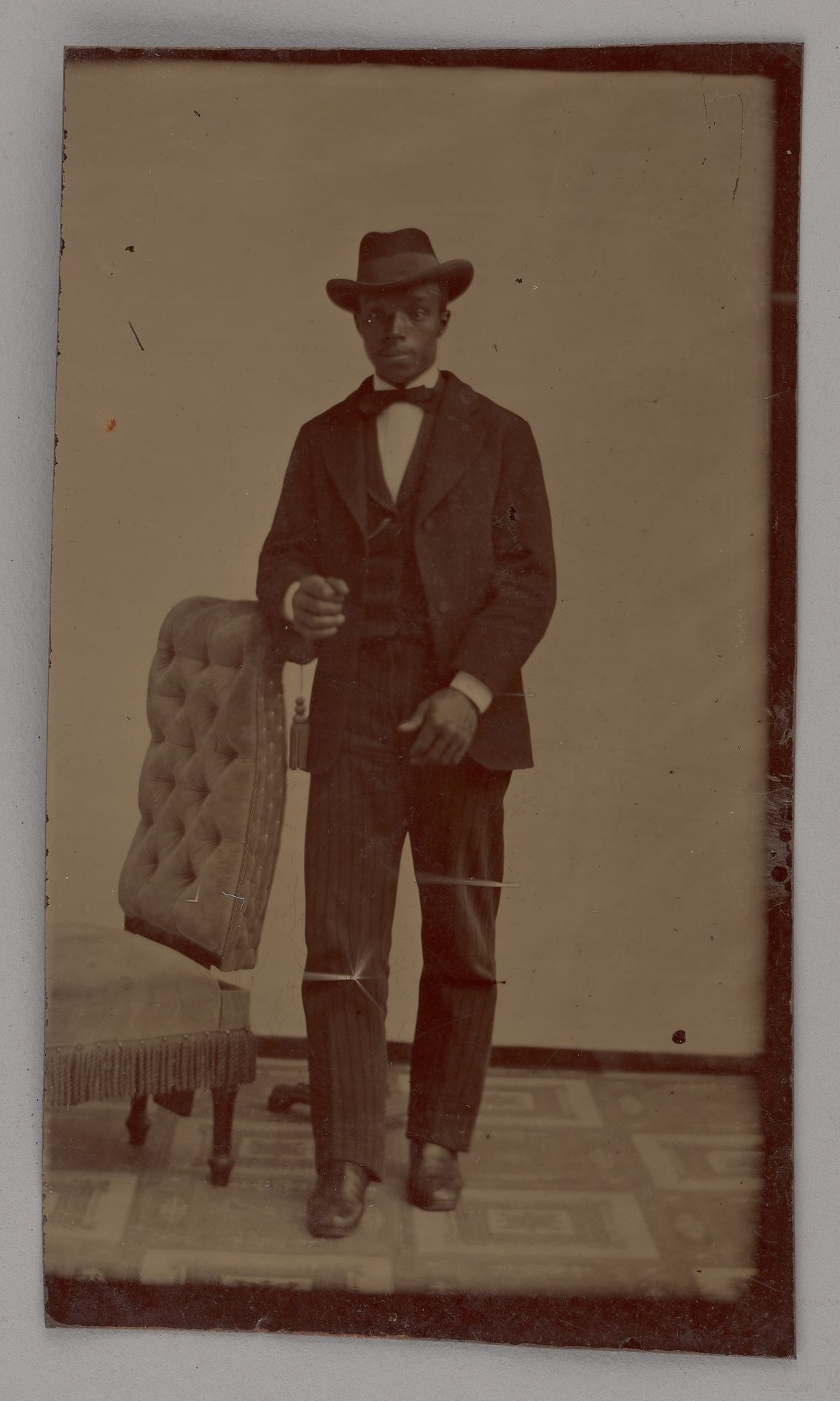 Untitled (Portrait of a Standing Man) by Anonymous