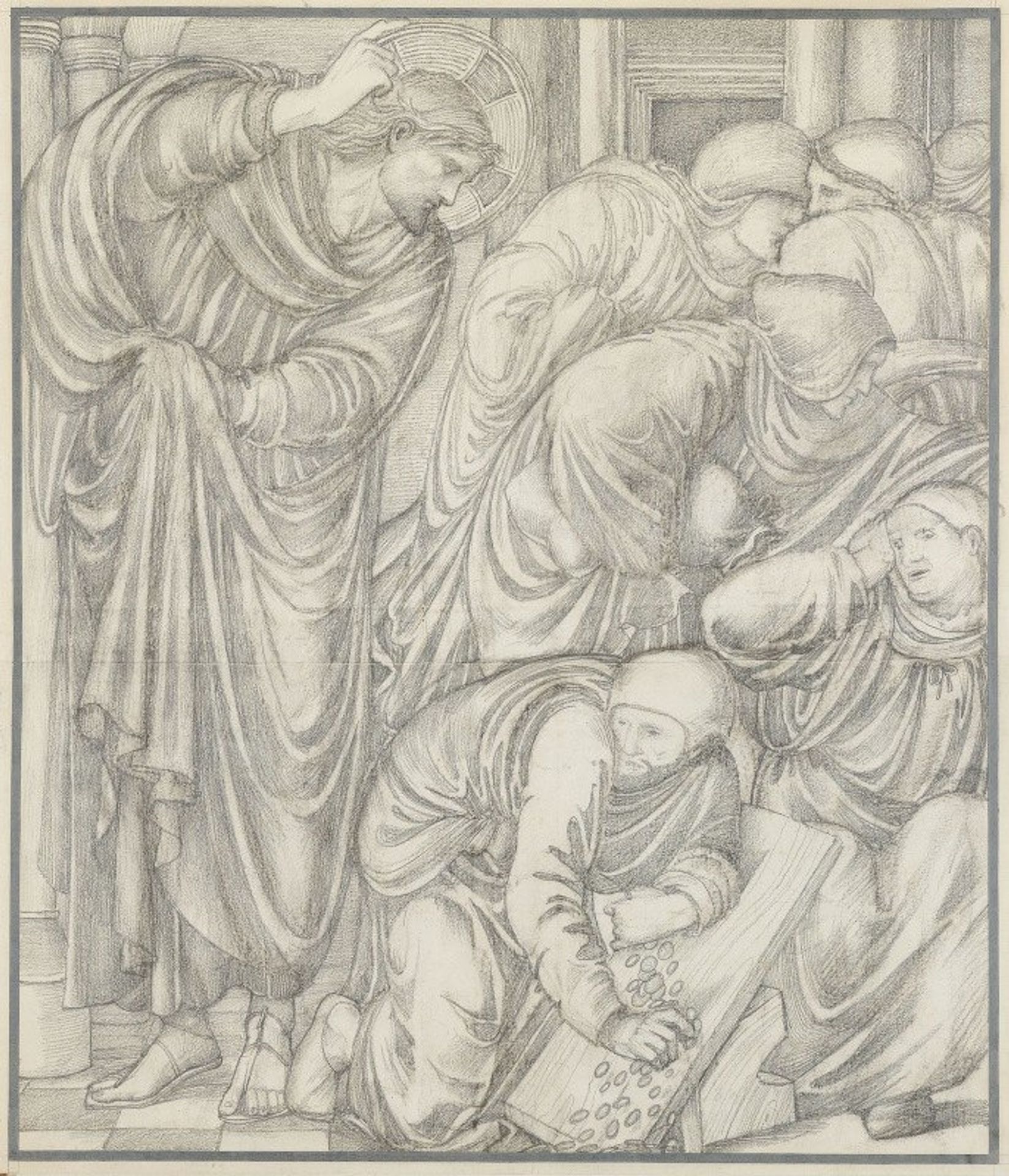 Christ Cleansing the Temple by Edward Burne-Jones