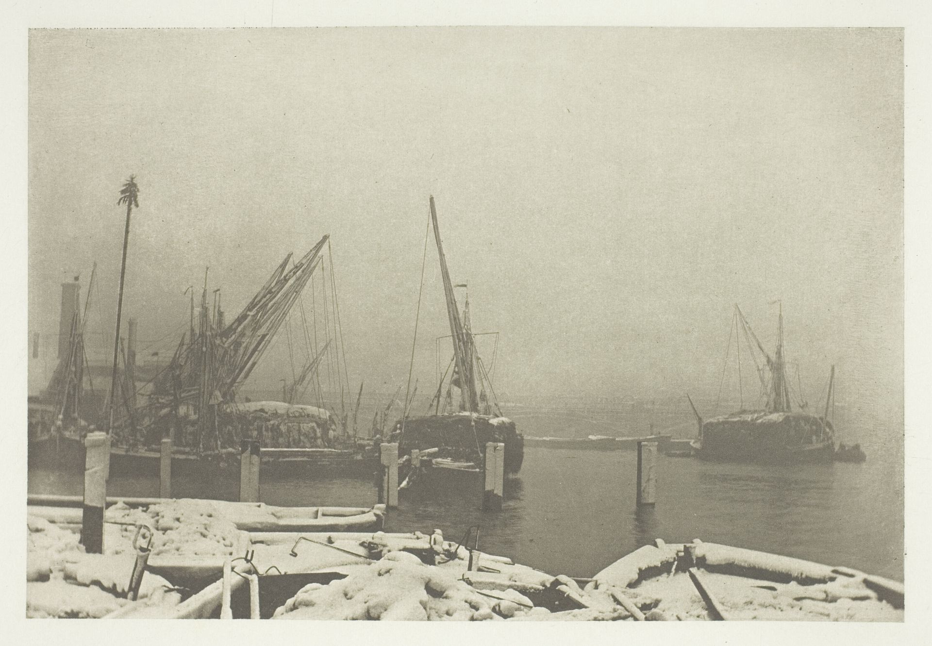 A Foggy Day on the Thames by Mr. J. Gale
