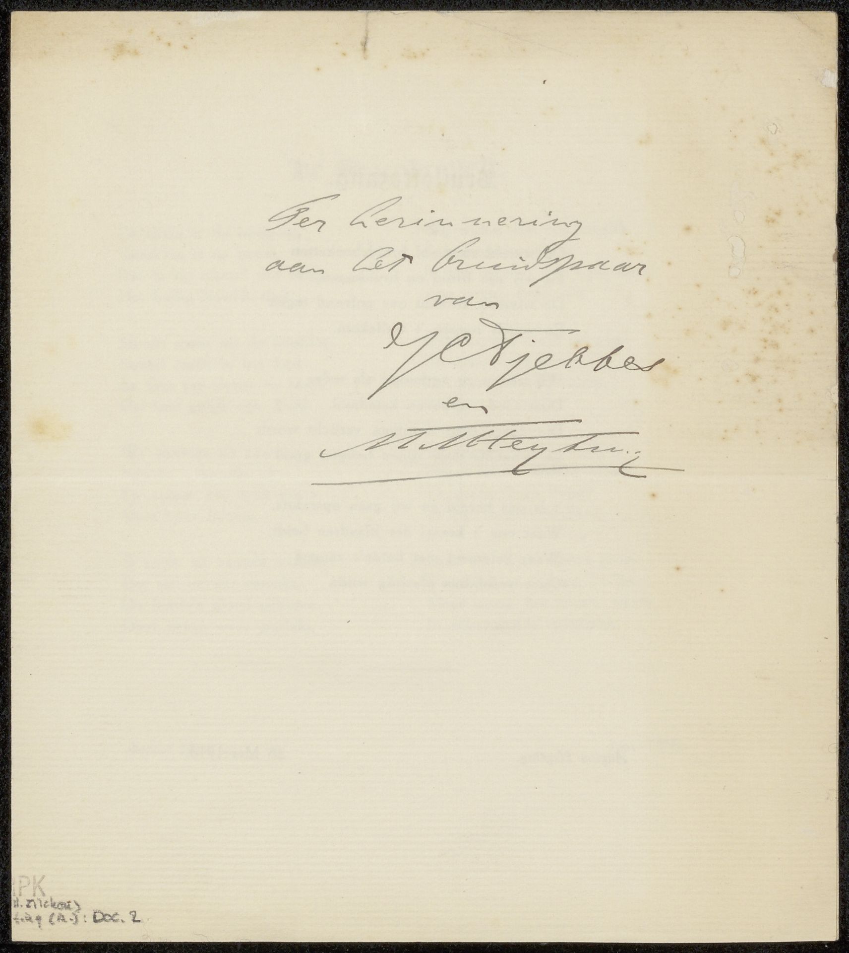 Gedichten uit archief Philip Zilcken by August Heyting