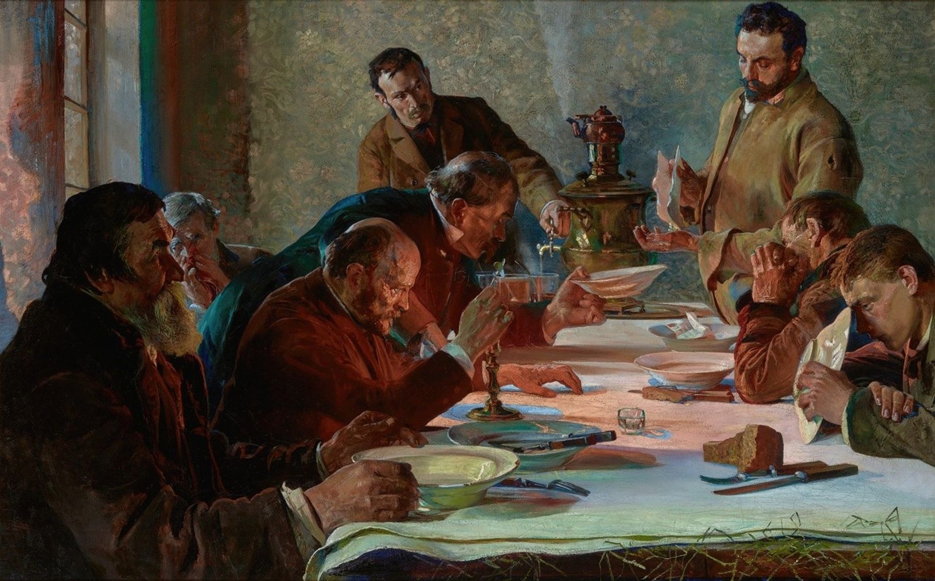 Christmas Eve in Siberia by Jacek Malczewski