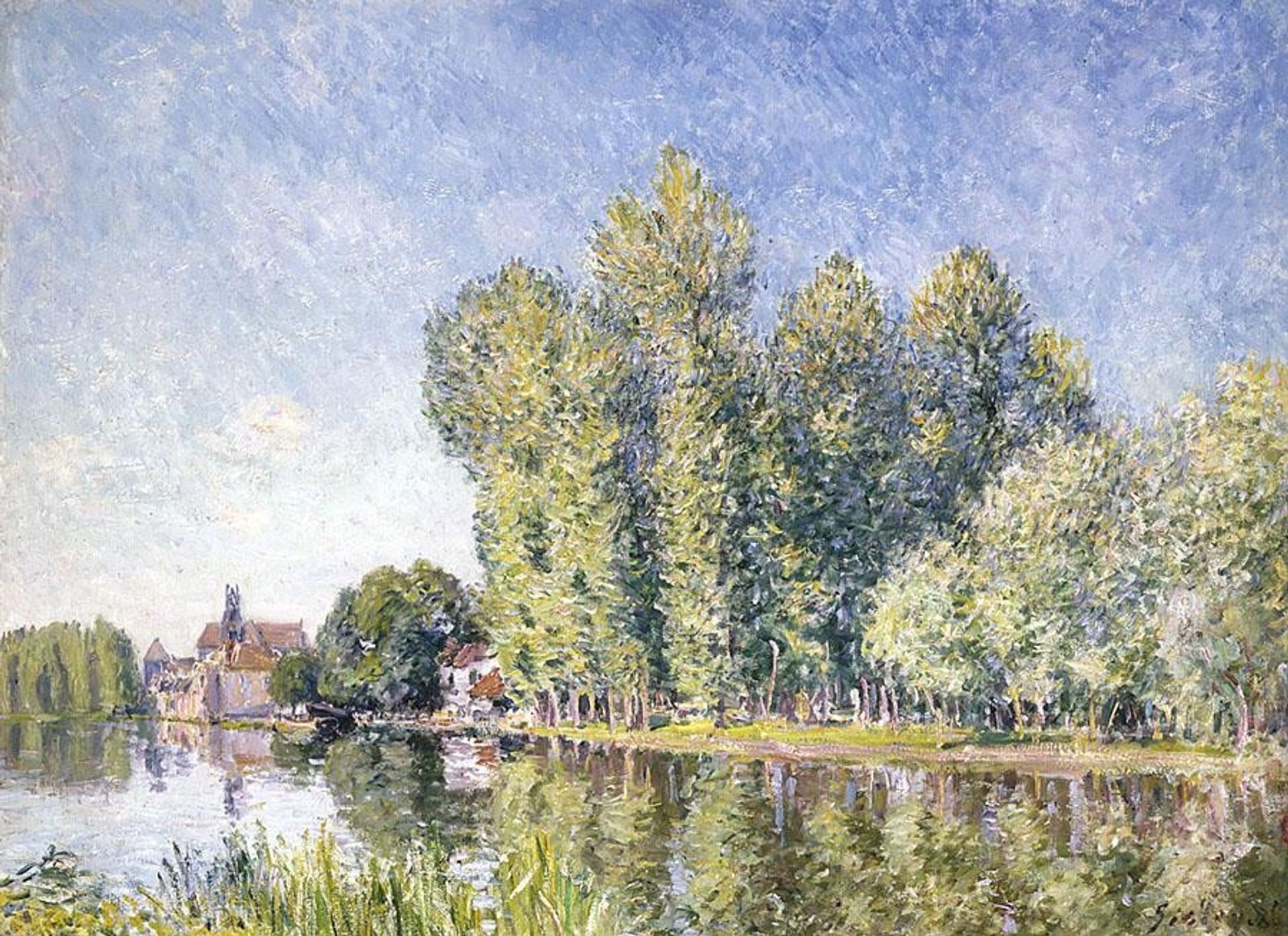 The Loing at Moret by Alfred Sisley