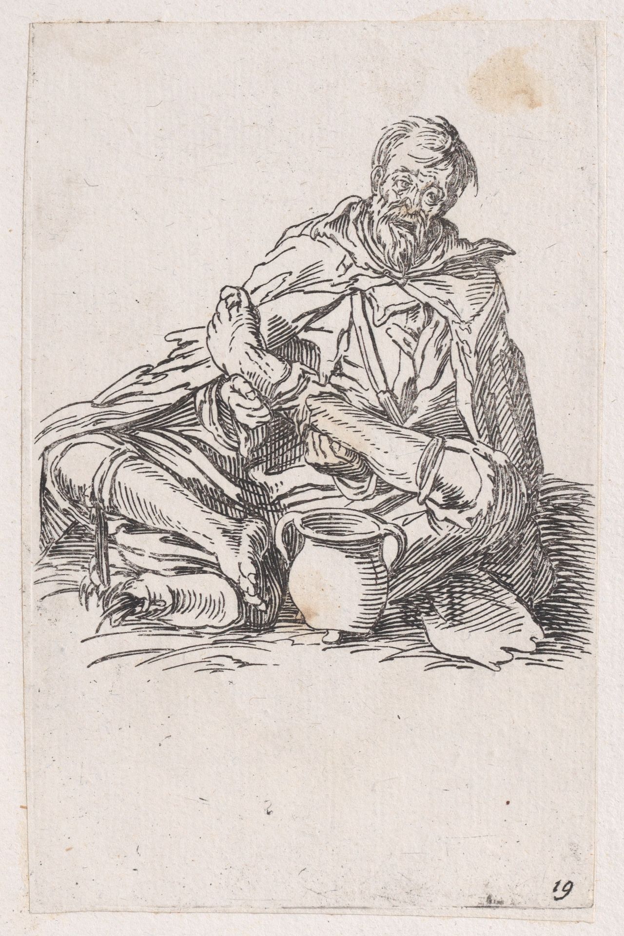 Reverse Copy of Le Malingreux (The Sickly Man), from Les Gueux suite appelée aussi Les Mendiants, Les Baroni, ou Les Barons (The Beggars, also called the Barons) by Anonymous