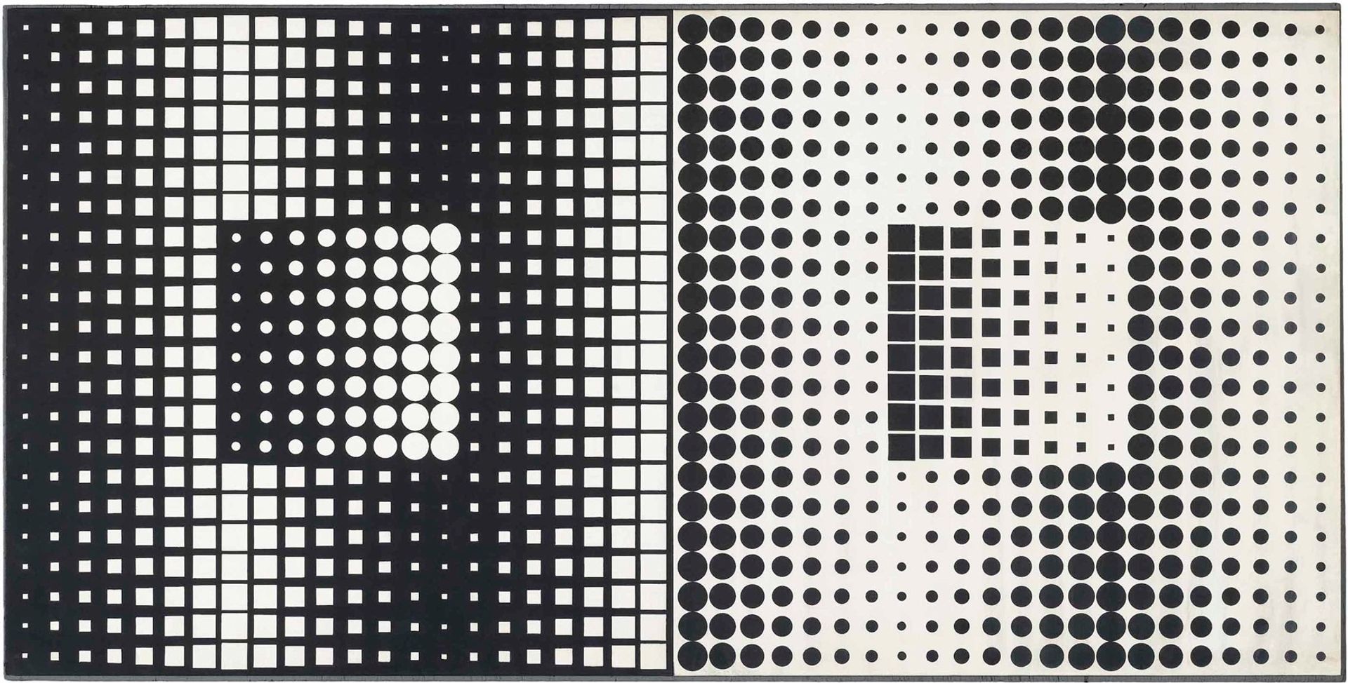 Paar by Victor Vasarely