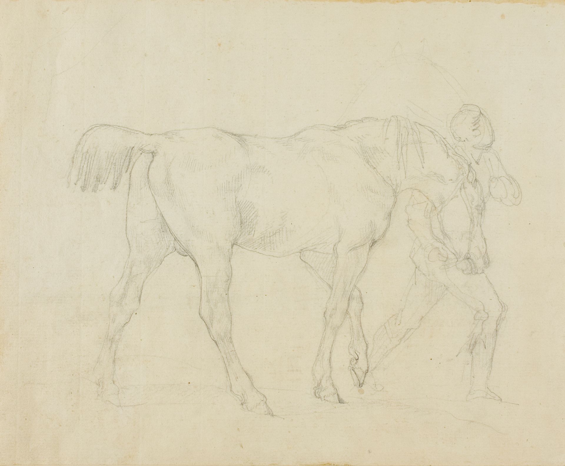 Groom Leading a Horse by Théodore Géricault