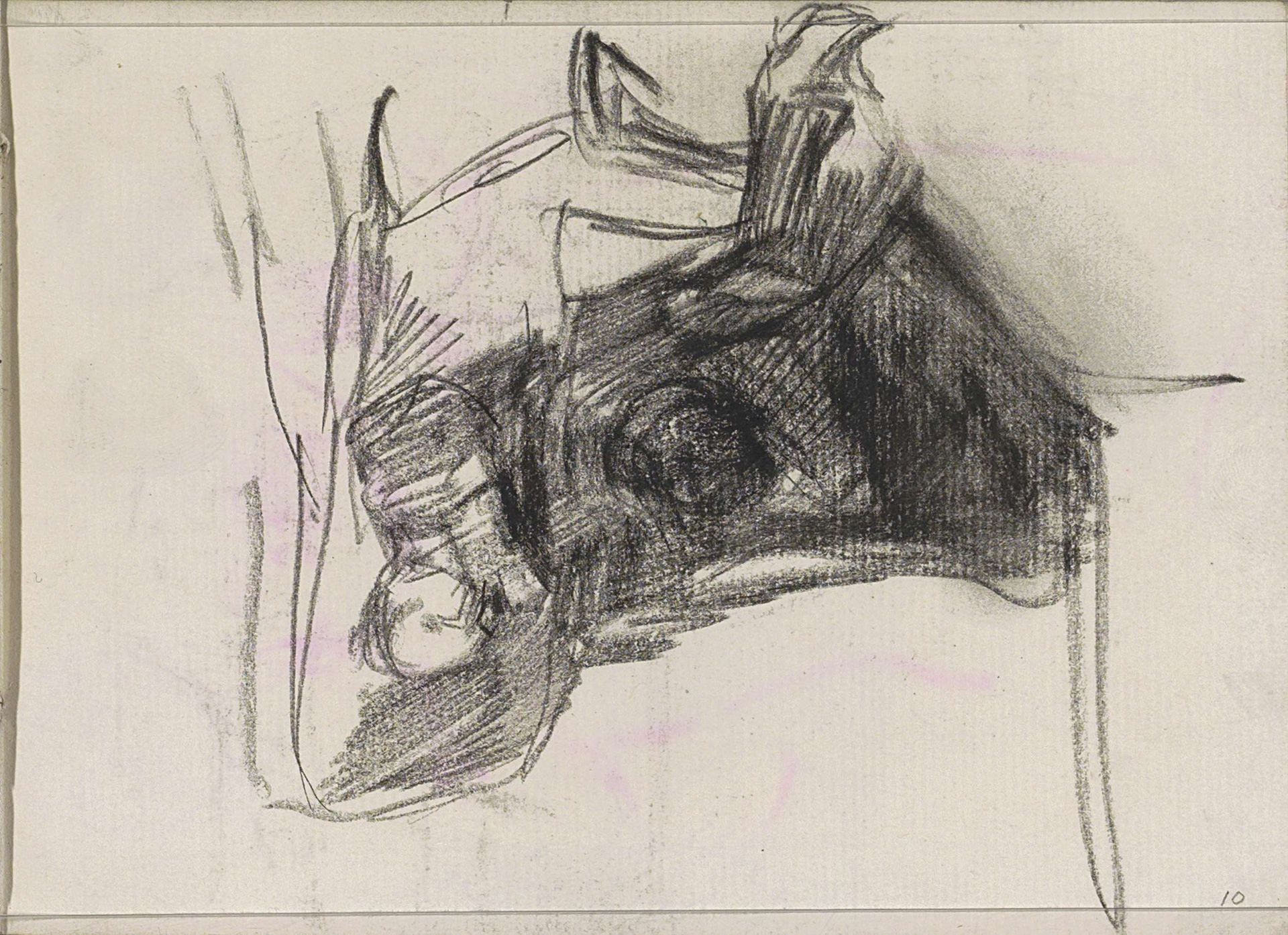 Man in een fauteuil by Isaac Israels