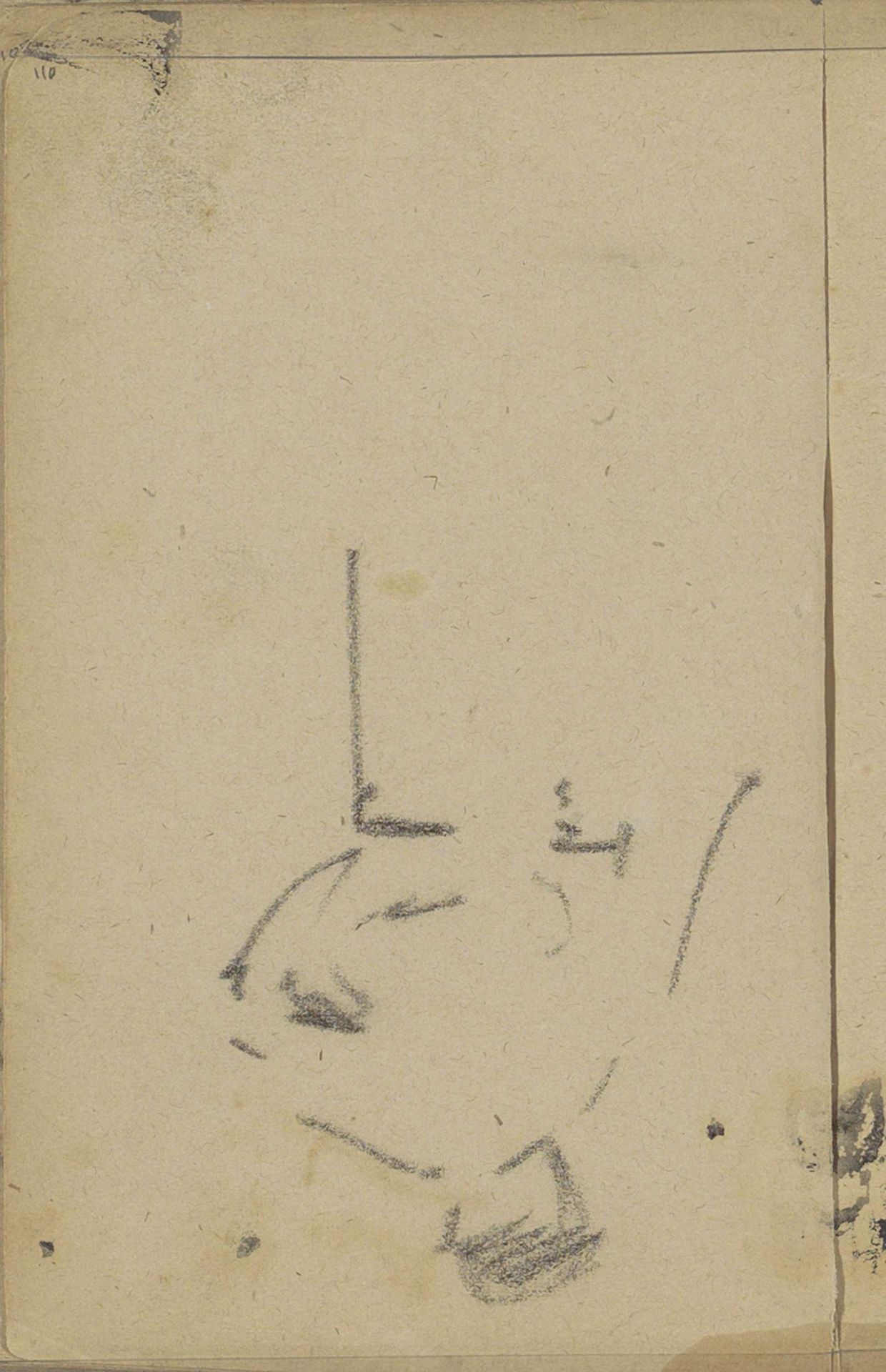 Staande man, op de rug gezien by George Hendrik Breitner